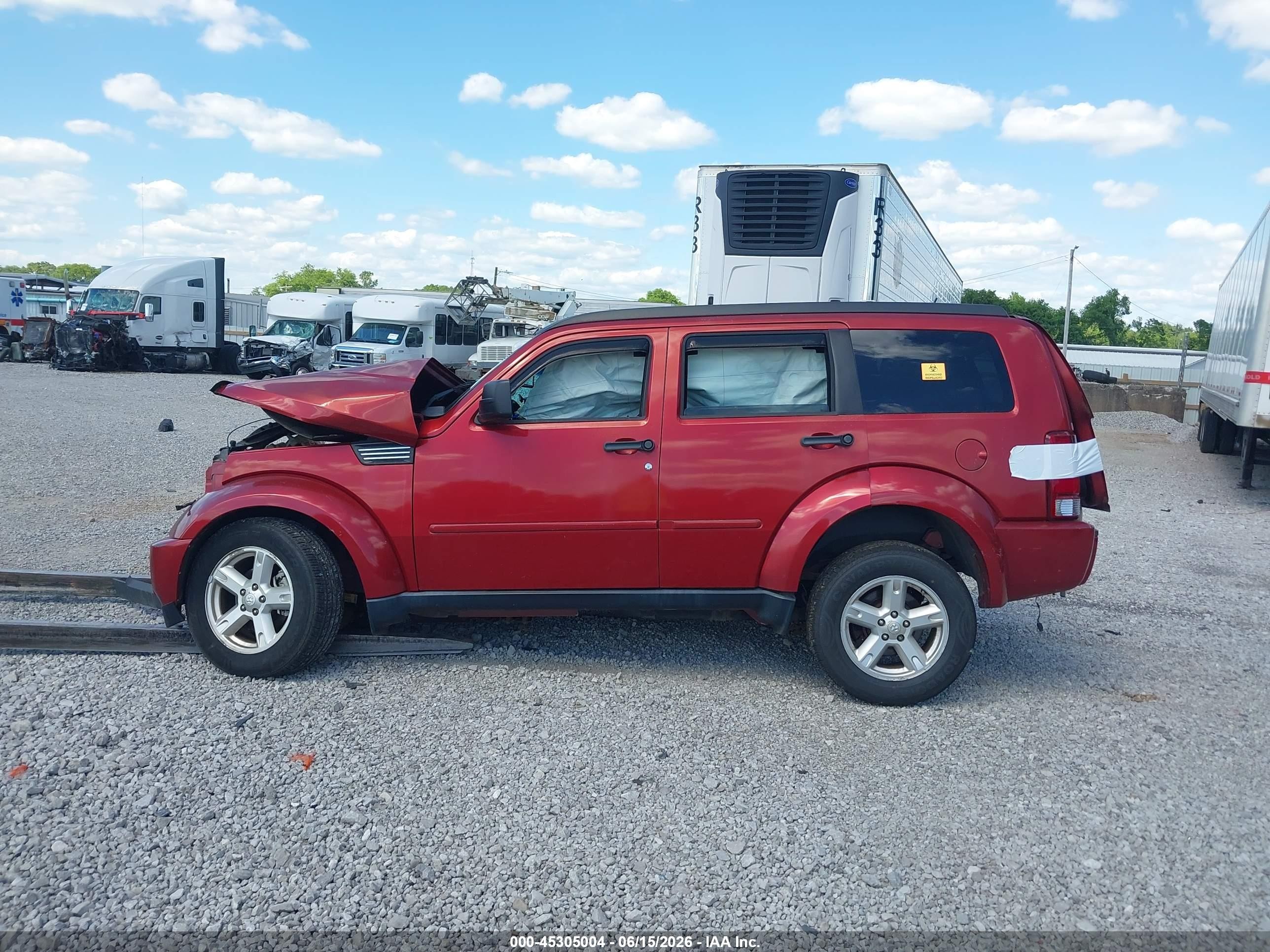 2007 Dodge Nitro Slt/rt Темно-бордовый vin: 1D8GU58KX7W565094