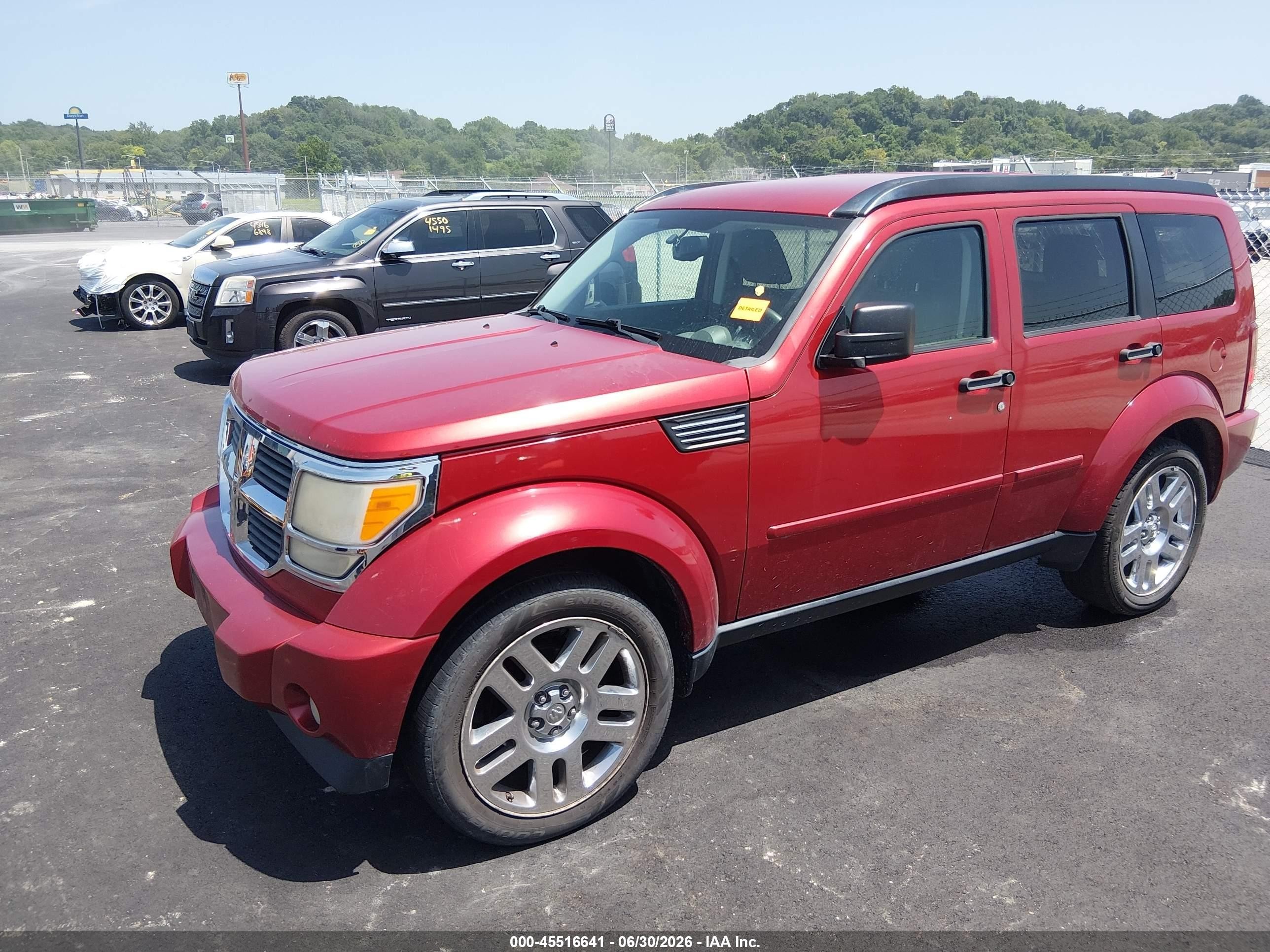 2007 Dodge Nitro Slt/rt Красный vin: 1D8GU58KX7W730271