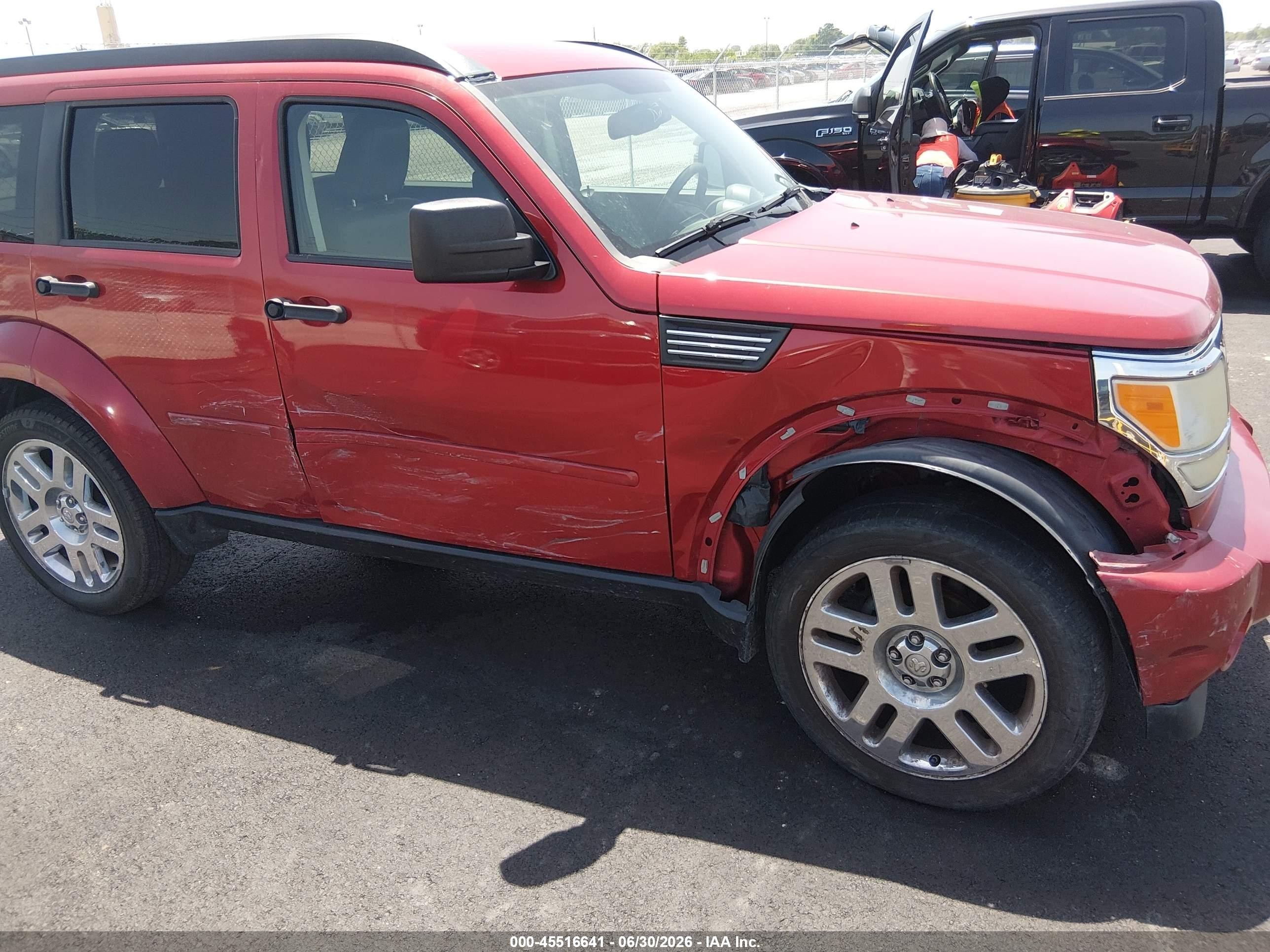 2007 Dodge Nitro Slt/rt Красный vin: 1D8GU58KX7W730271