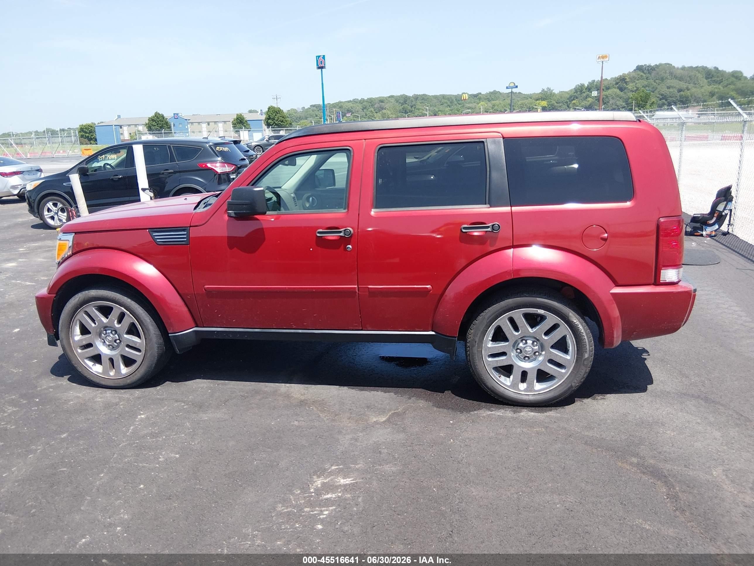 2007 Dodge Nitro Slt/rt Красный vin: 1D8GU58KX7W730271