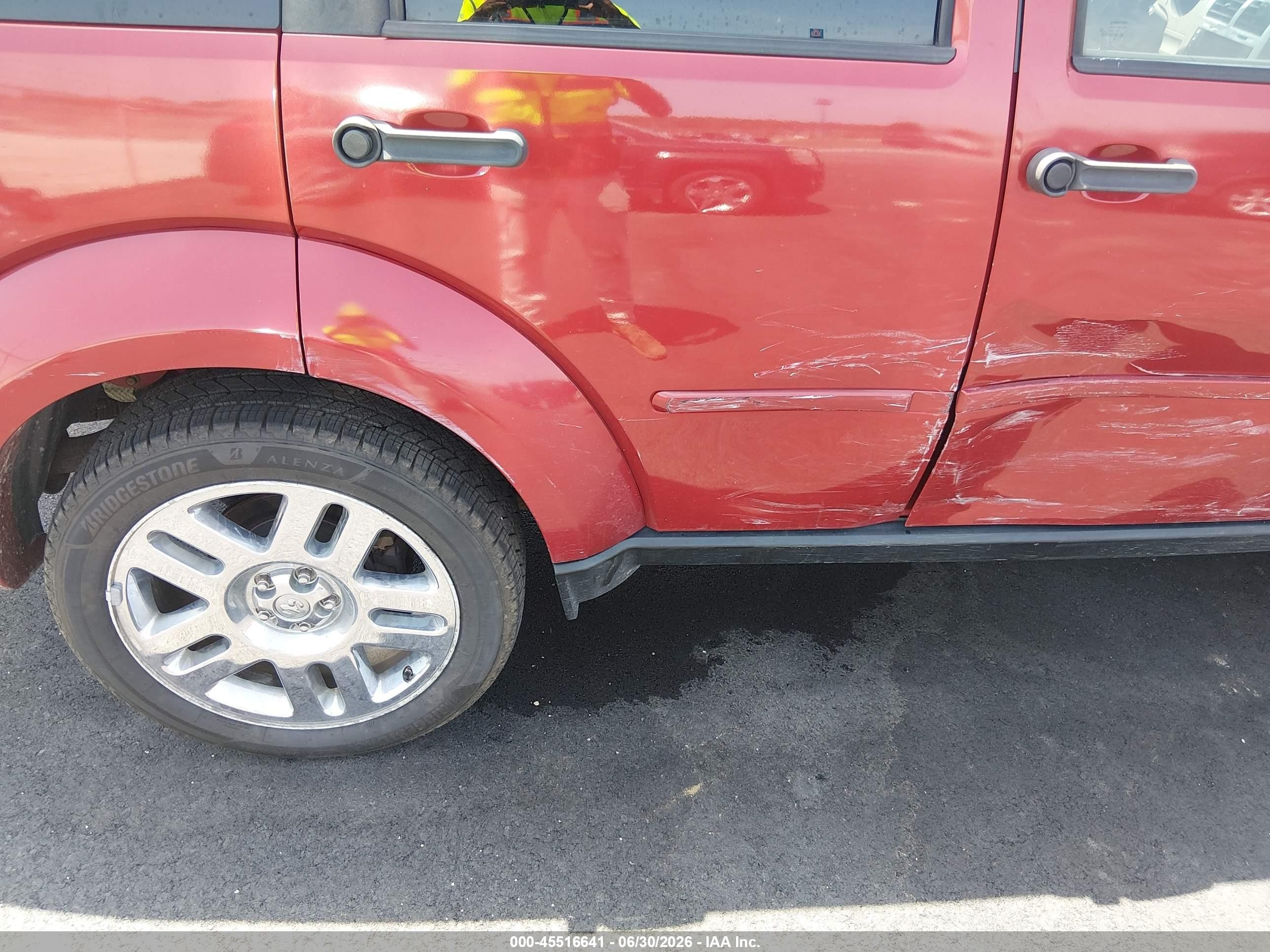 2007 Dodge Nitro Slt/rt Красный vin: 1D8GU58KX7W730271