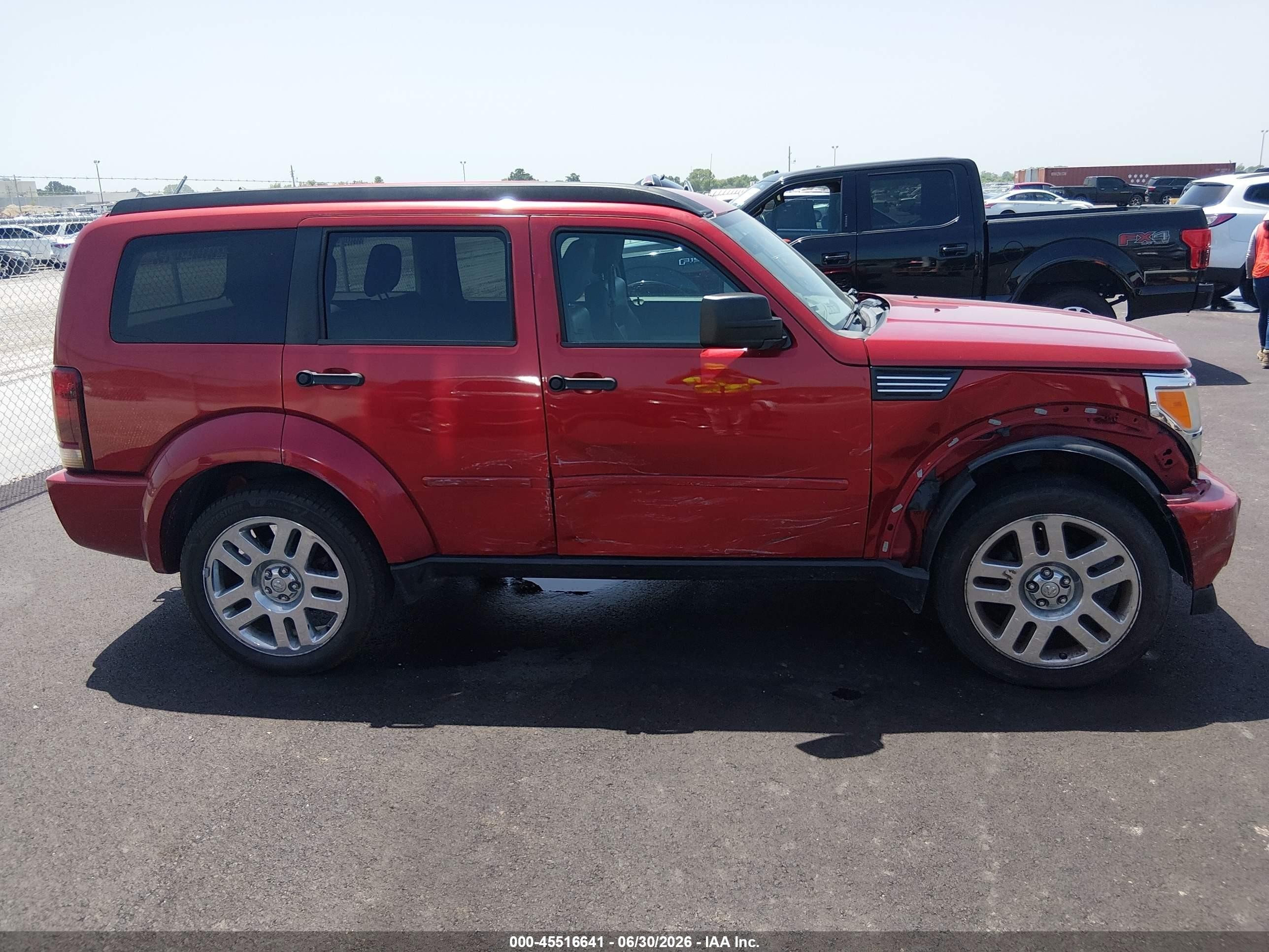 2007 Dodge Nitro Slt/rt Красный vin: 1D8GU58KX7W730271