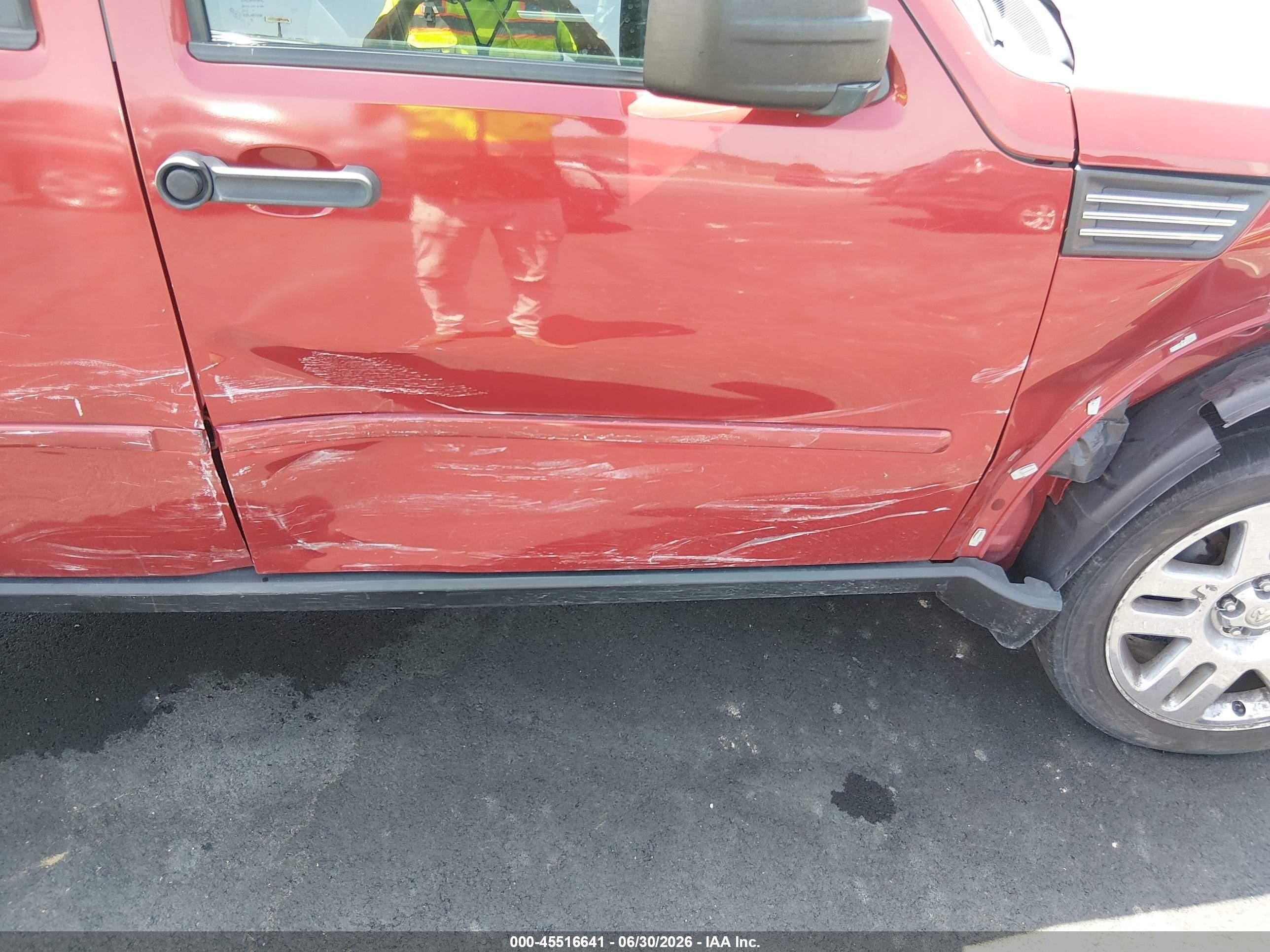 2007 Dodge Nitro Slt/rt Красный vin: 1D8GU58KX7W730271
