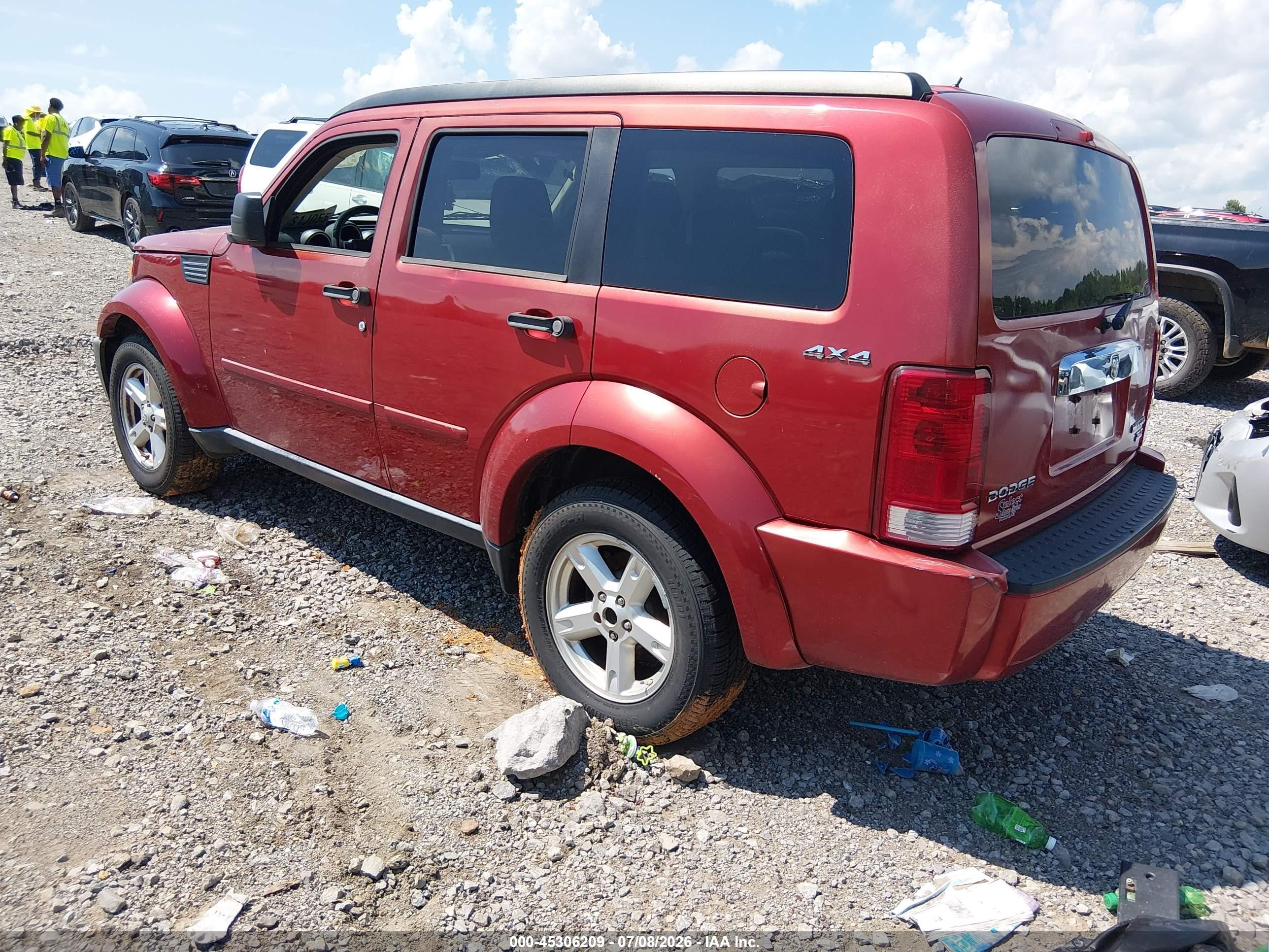 2009 Dodge Nitro Slt/rt Red vin: 1D8GU58KX9W541414