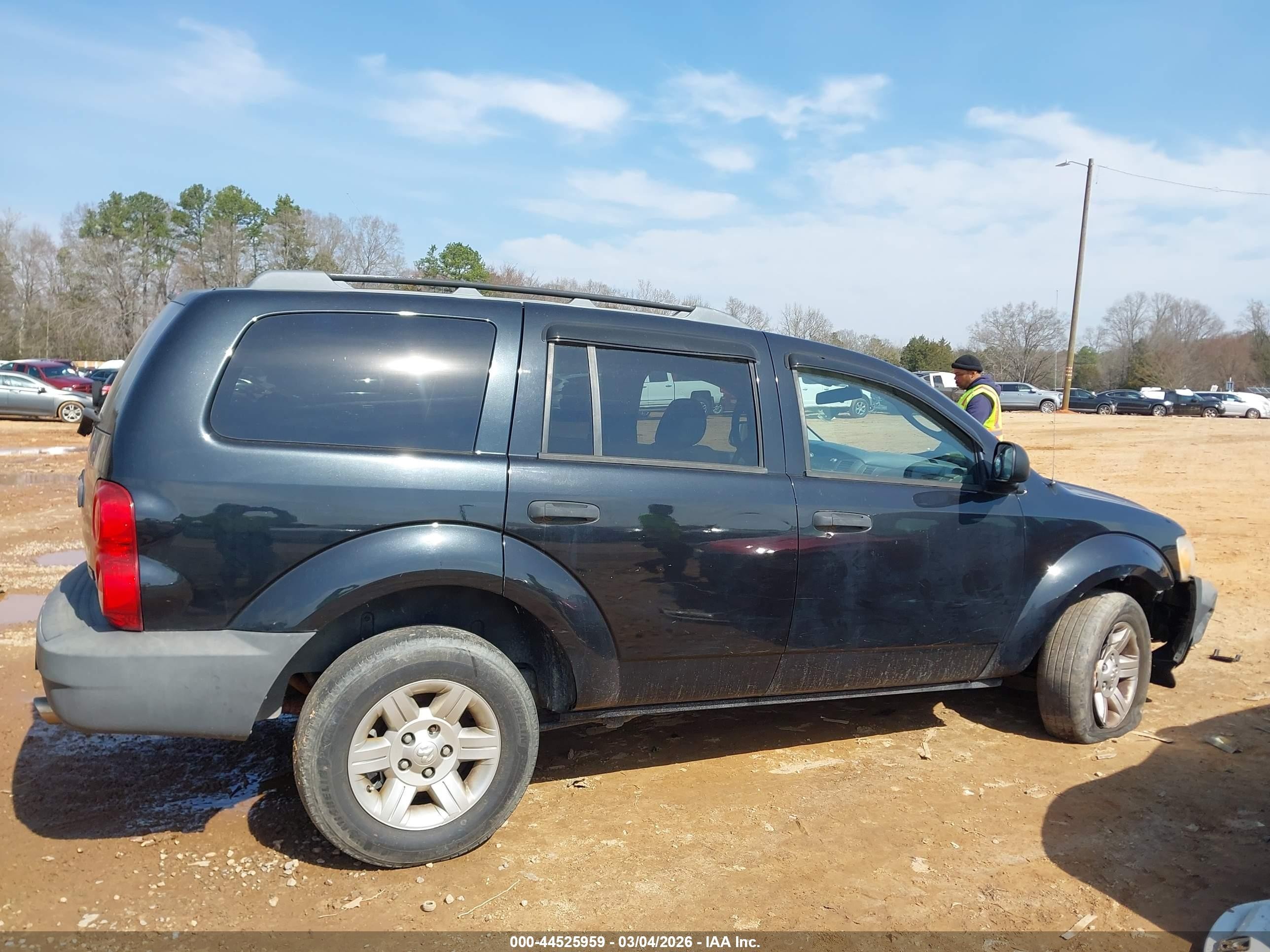 2008 Dodge Durango Sxt Black vin: 1D8HB38N28F135747