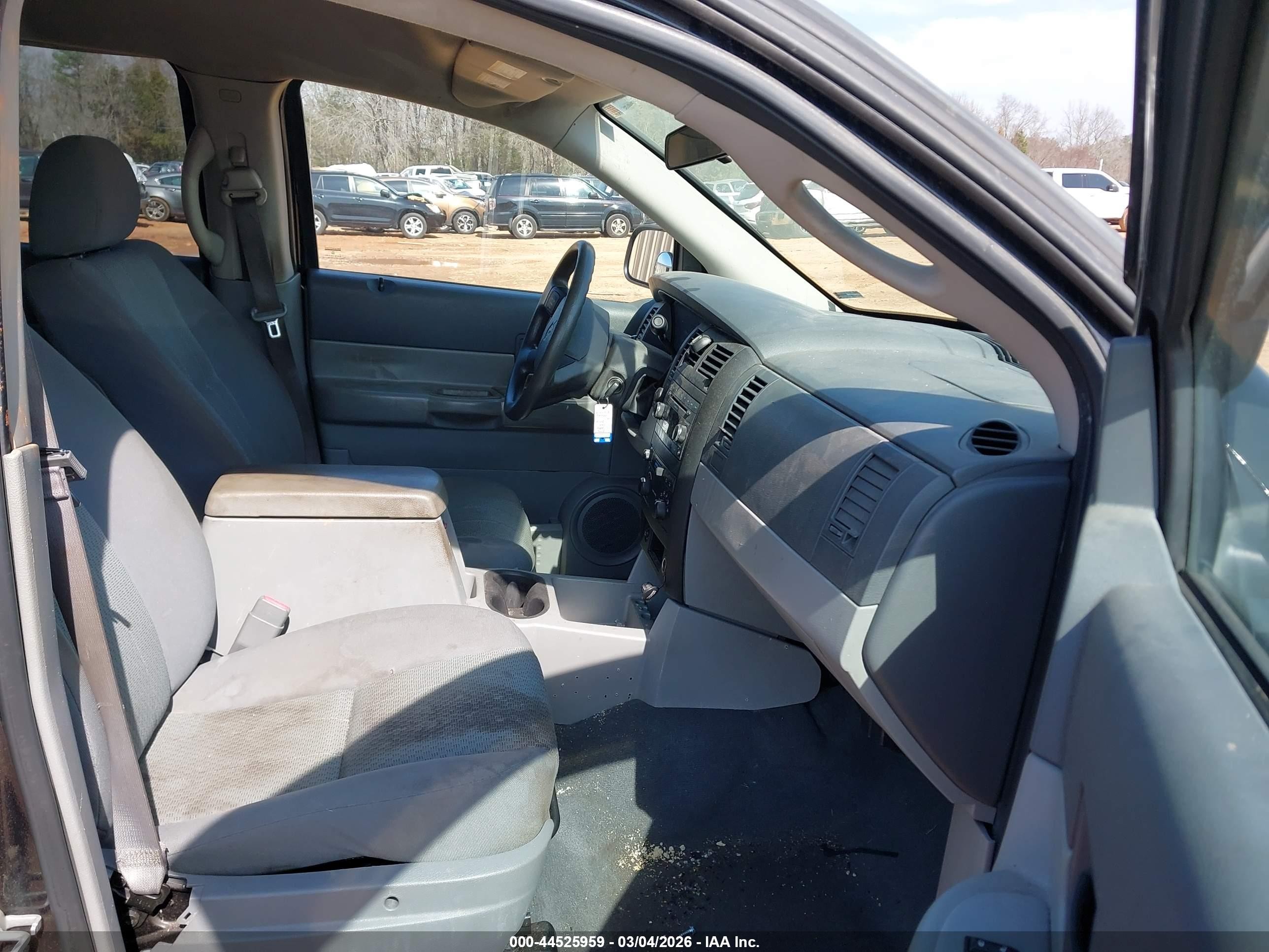 2008 Dodge Durango Sxt Black vin: 1D8HB38N28F135747