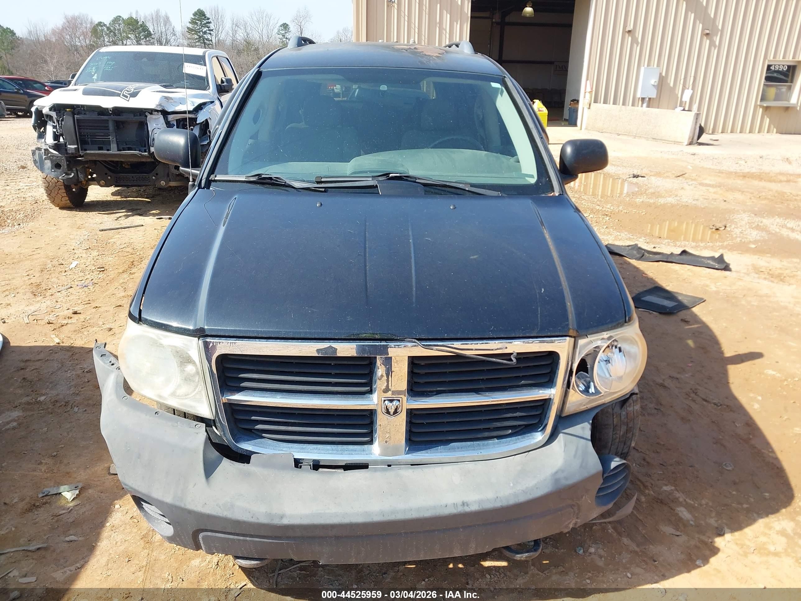 2008 Dodge Durango Sxt Black vin: 1D8HB38N28F135747
