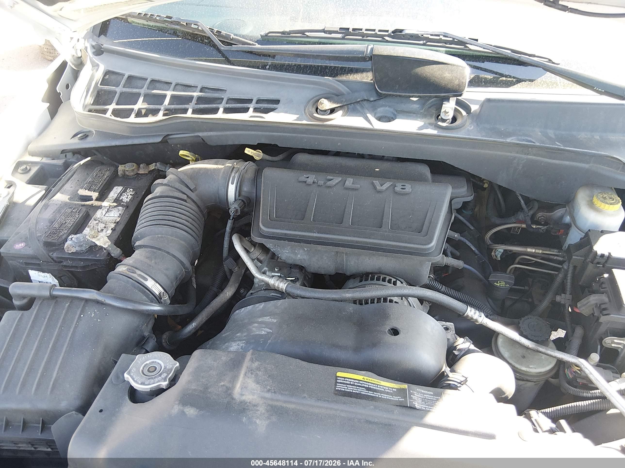 2008 Dodge Durango Sxt White vin: 1D8HB38N28F156033