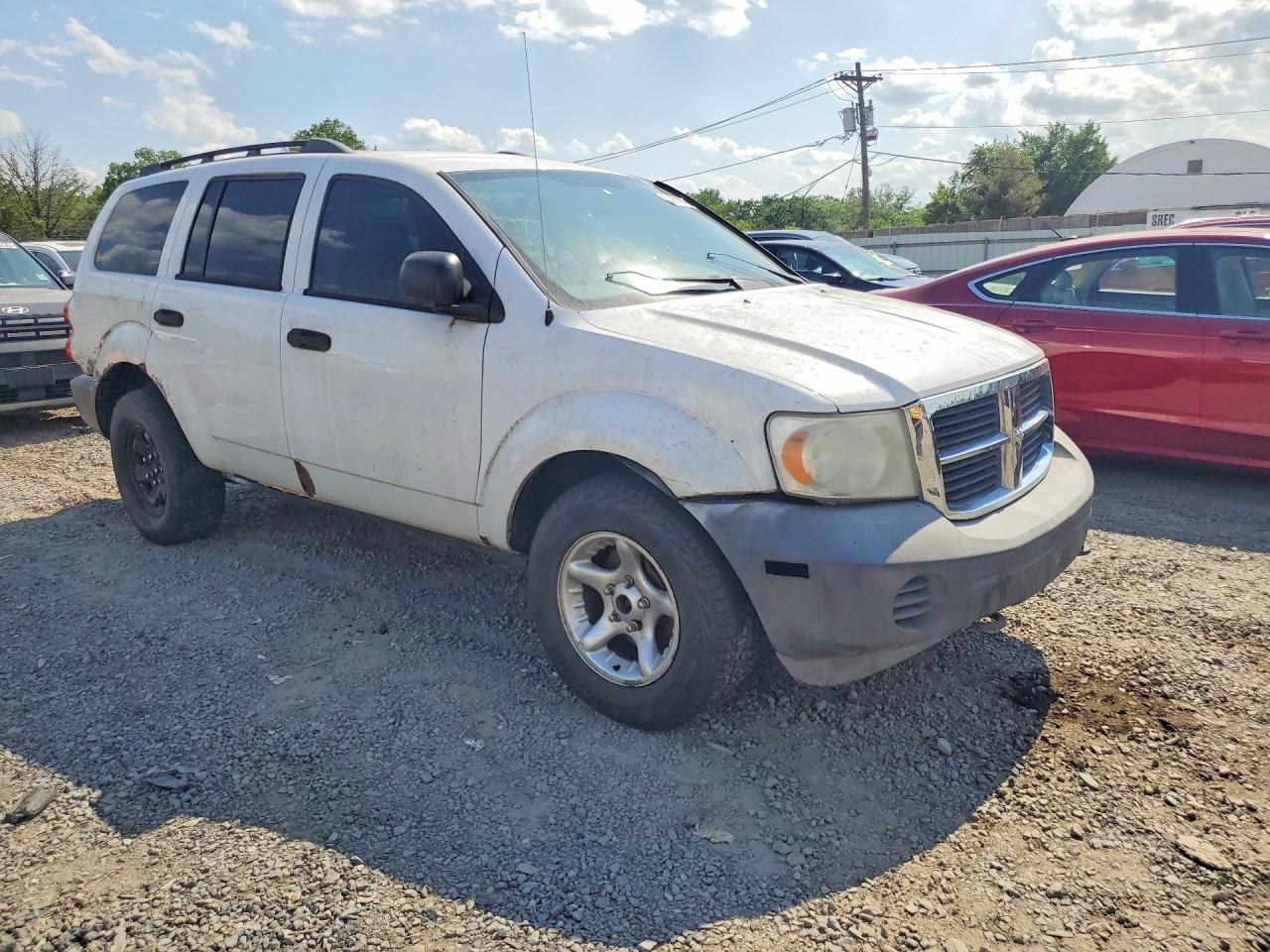2008 Dodge Durango Sxt Белый vin: 1D8HB38NX8F156376