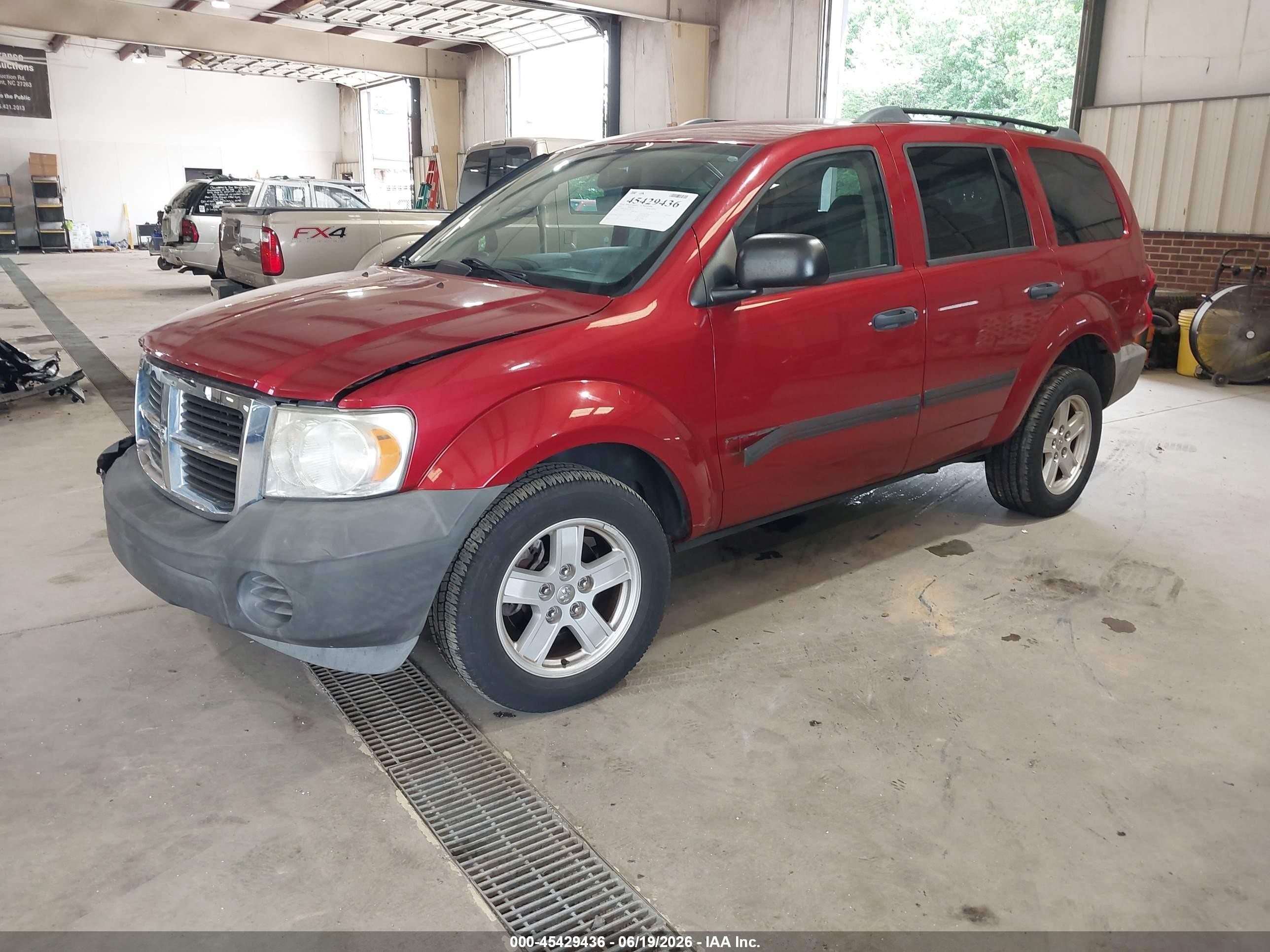 2007 Dodge Durango Sxt Red vin: 1D8HB38P87F578775