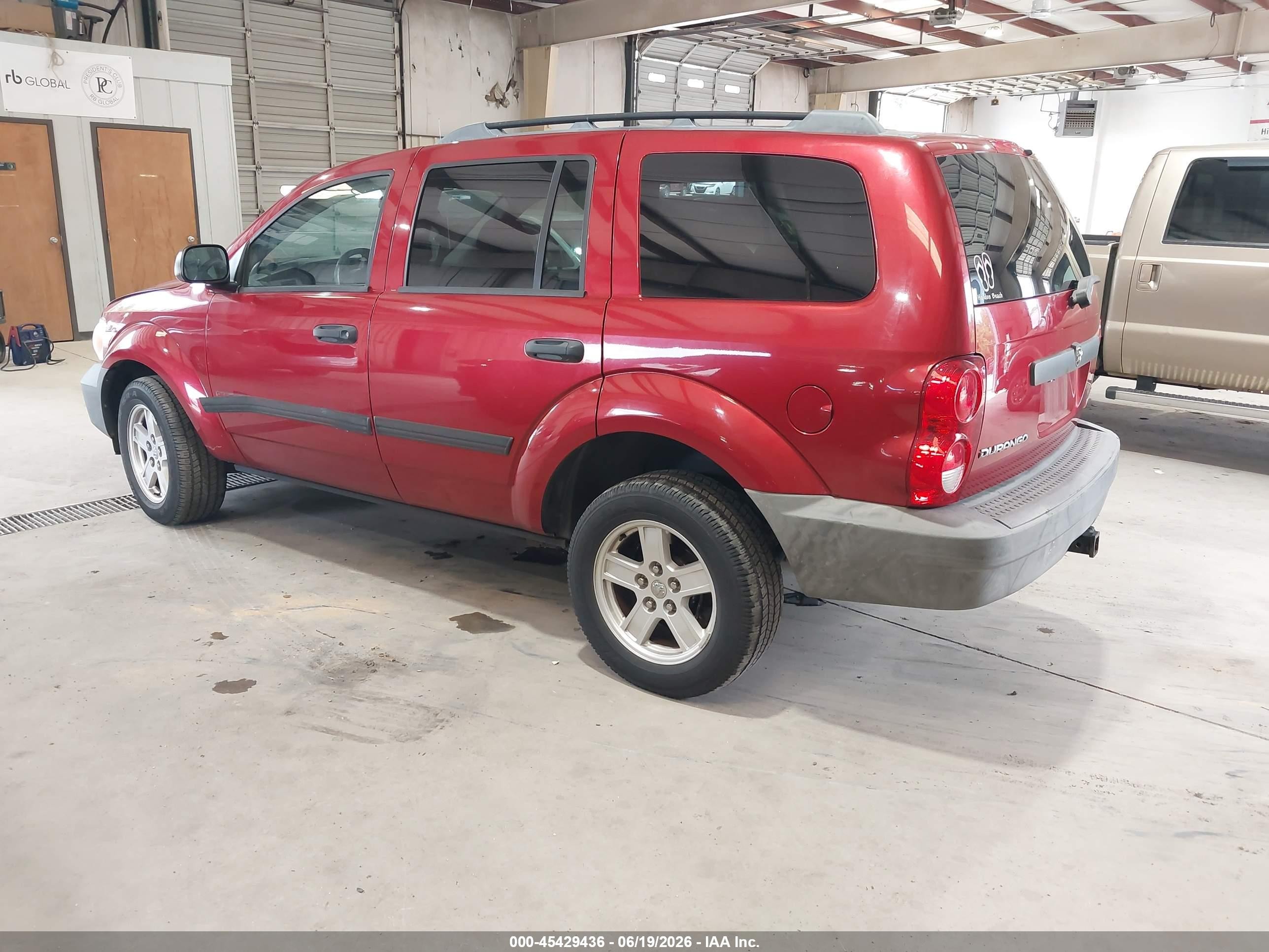 2007 Dodge Durango Sxt Red vin: 1D8HB38P87F578775