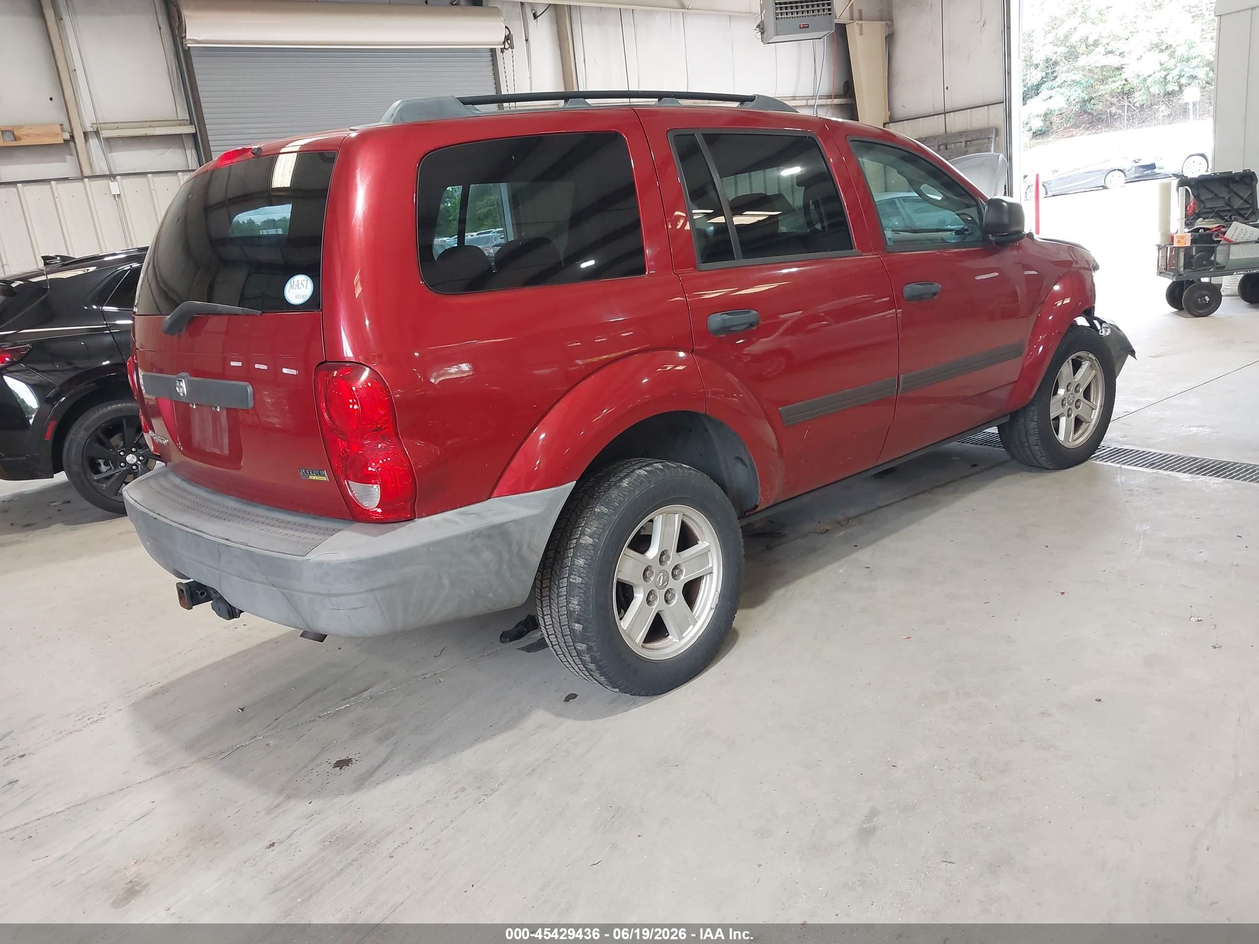 2007 Dodge Durango Sxt Red vin: 1D8HB38P87F578775