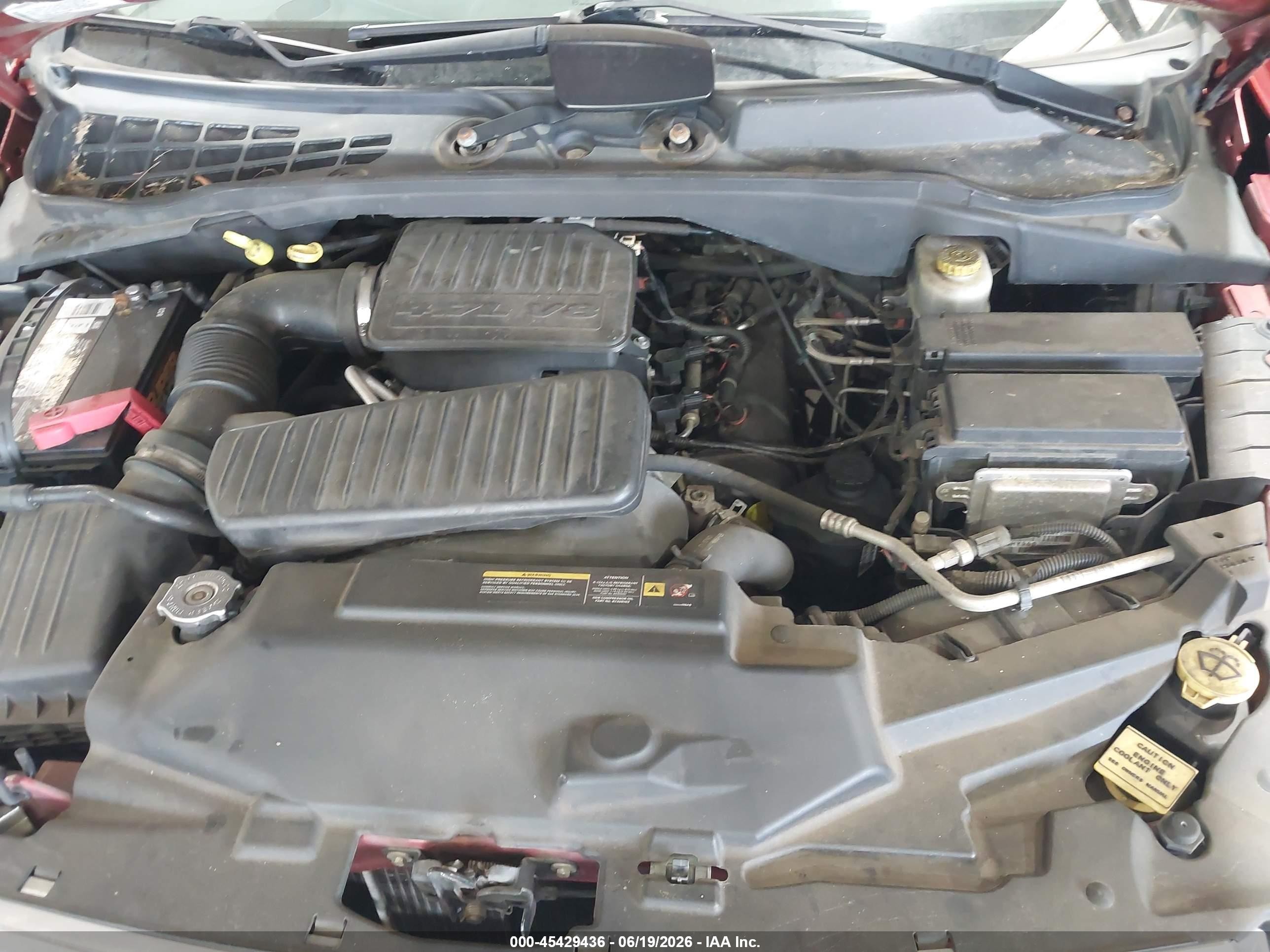 2007 Dodge Durango Sxt Red vin: 1D8HB38P87F578775