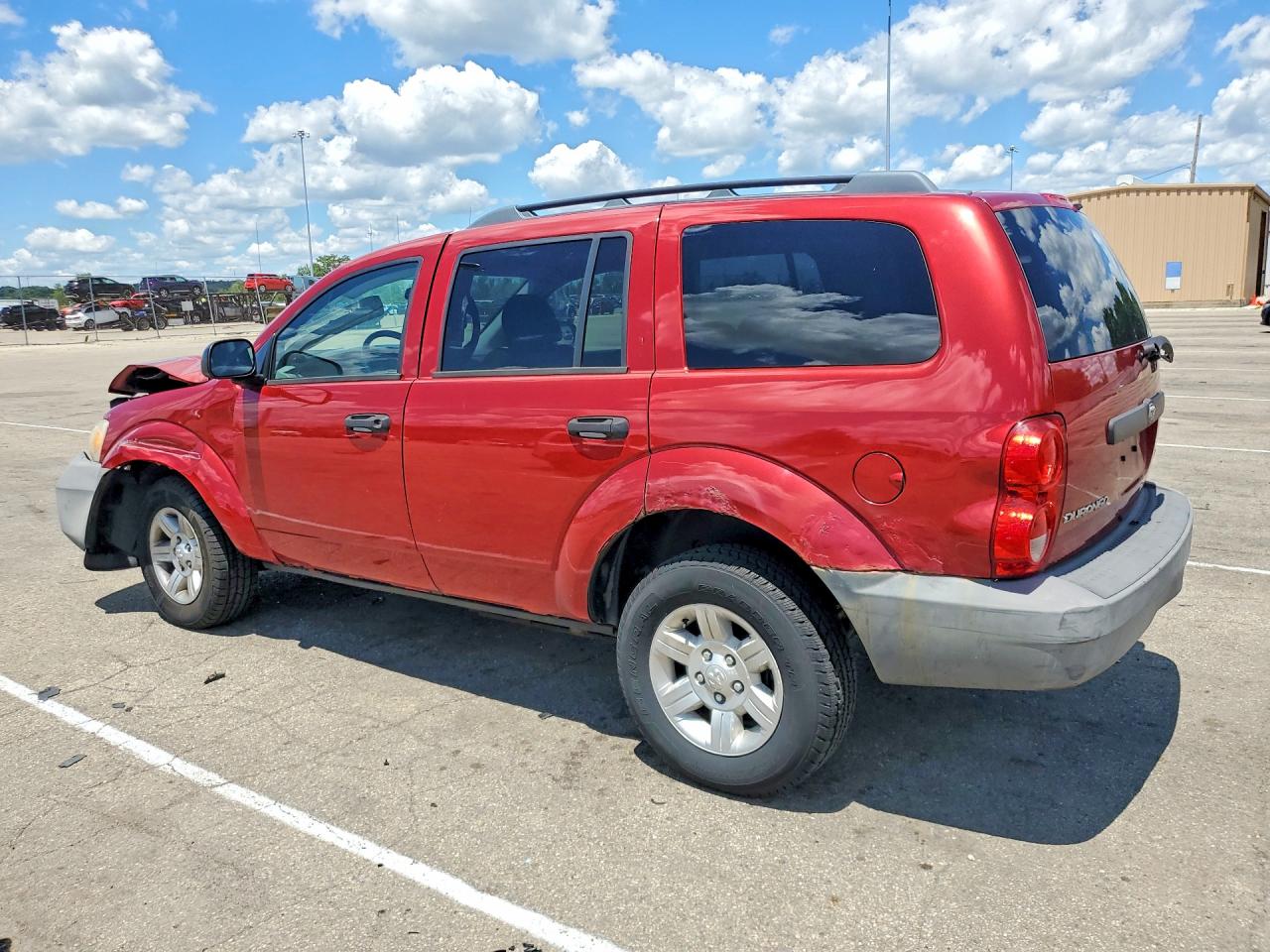 2007 Dodge Durango Sxt Red vin: 1D8HB38PX7F548533