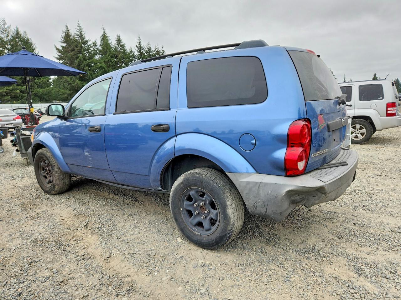 2007 Dodge Durango Sxt Blue vin: 1D8HB38PX7F566210
