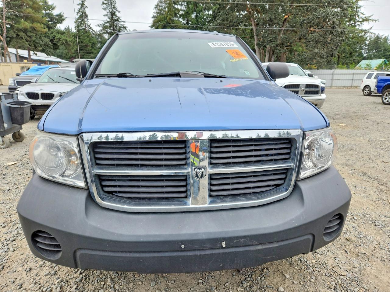 2007 Dodge Durango Sxt Blue vin: 1D8HB38PX7F566210