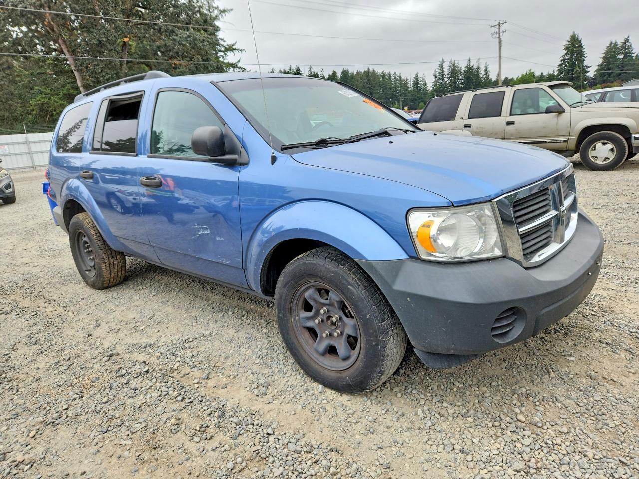 2007 Dodge Durango Sxt Blue vin: 1D8HB38PX7F566210