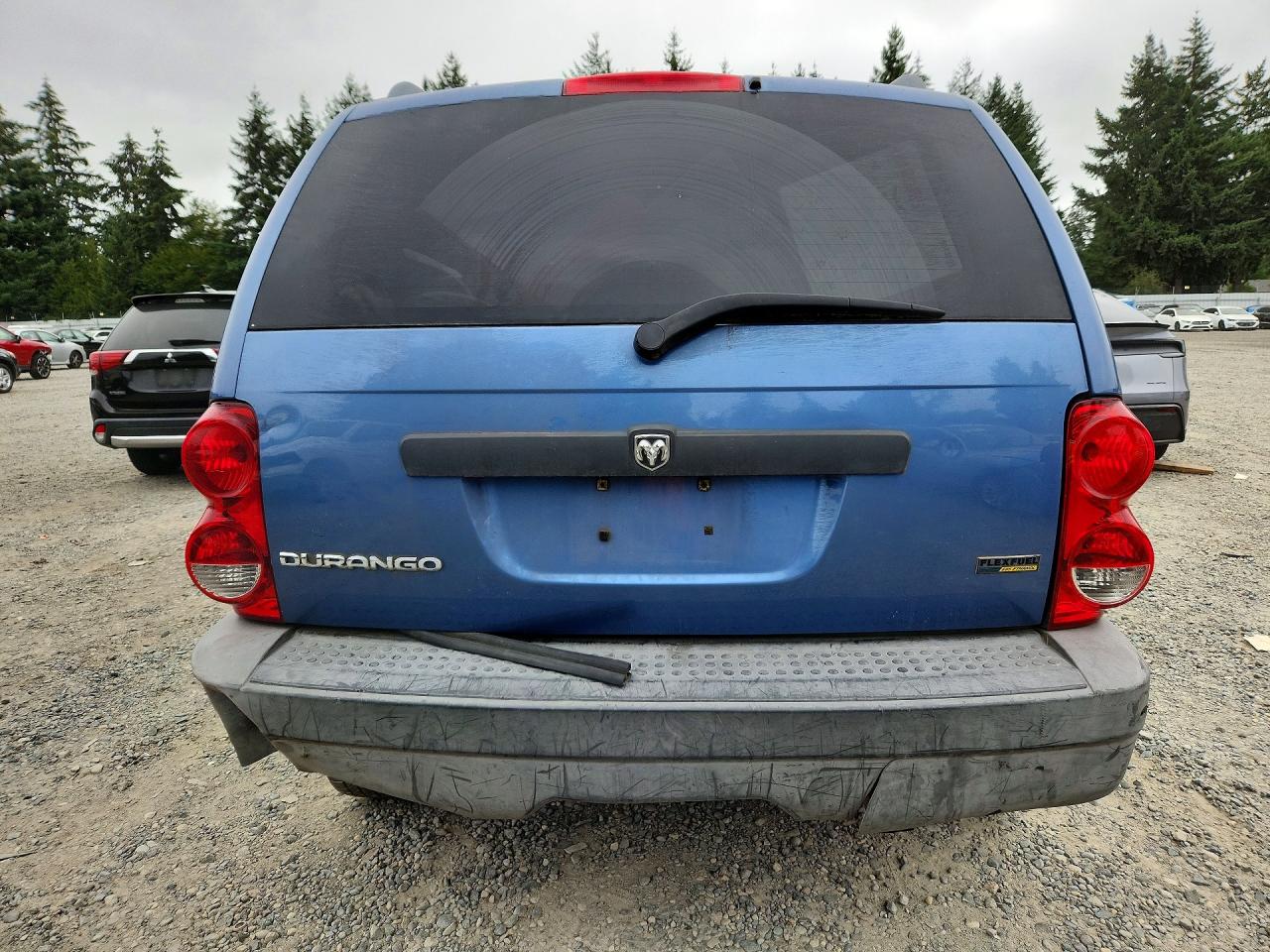 2007 Dodge Durango Sxt Blue vin: 1D8HB38PX7F566210