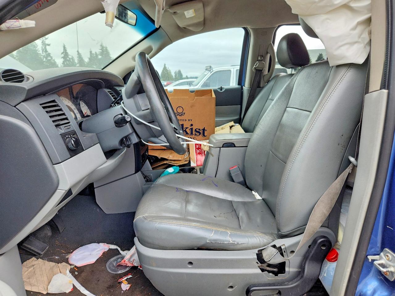 2007 Dodge Durango Sxt Blue vin: 1D8HB38PX7F566210