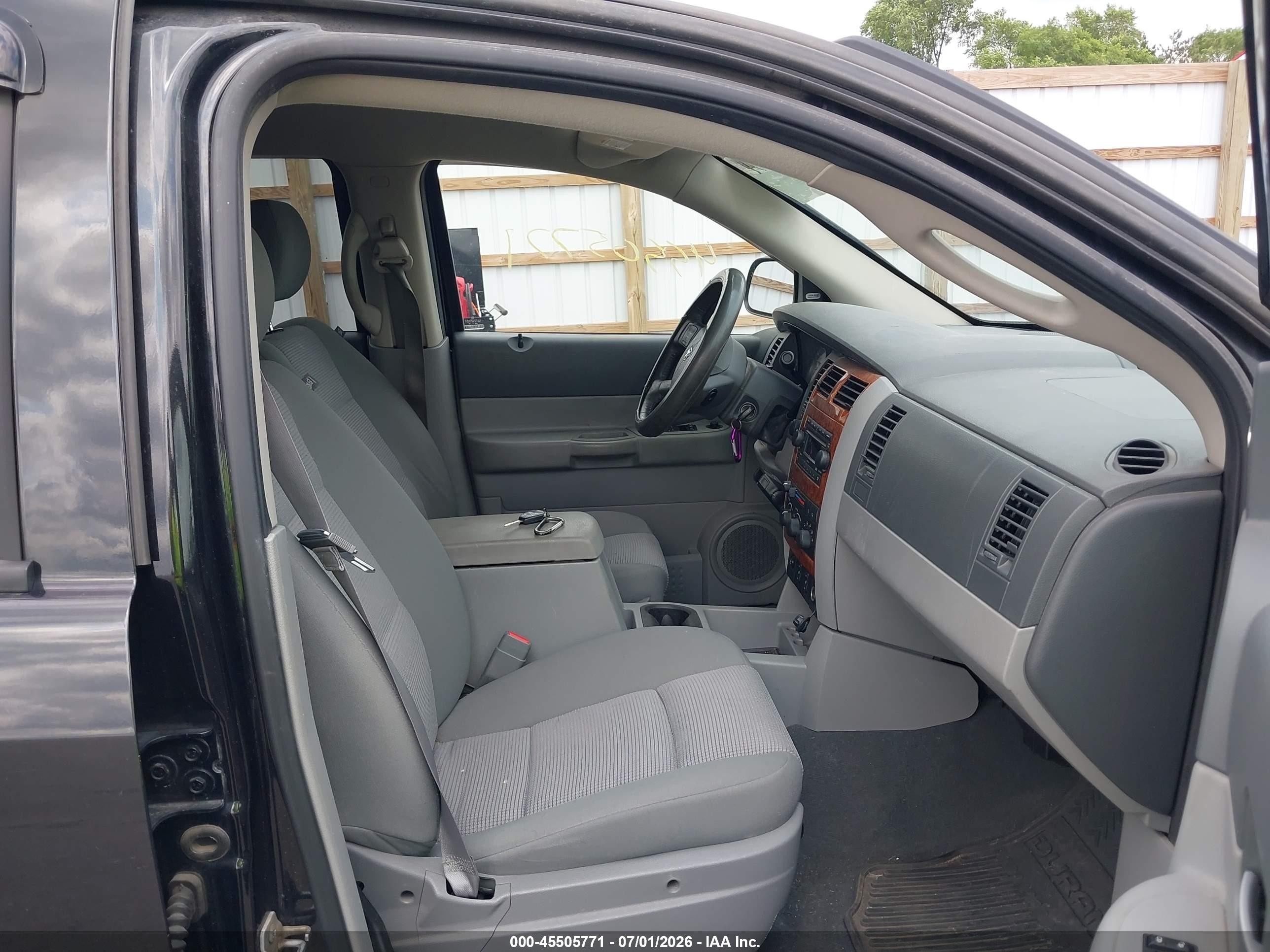 2007 Dodge Durango Slt Black vin: 1D8HB48217F581267