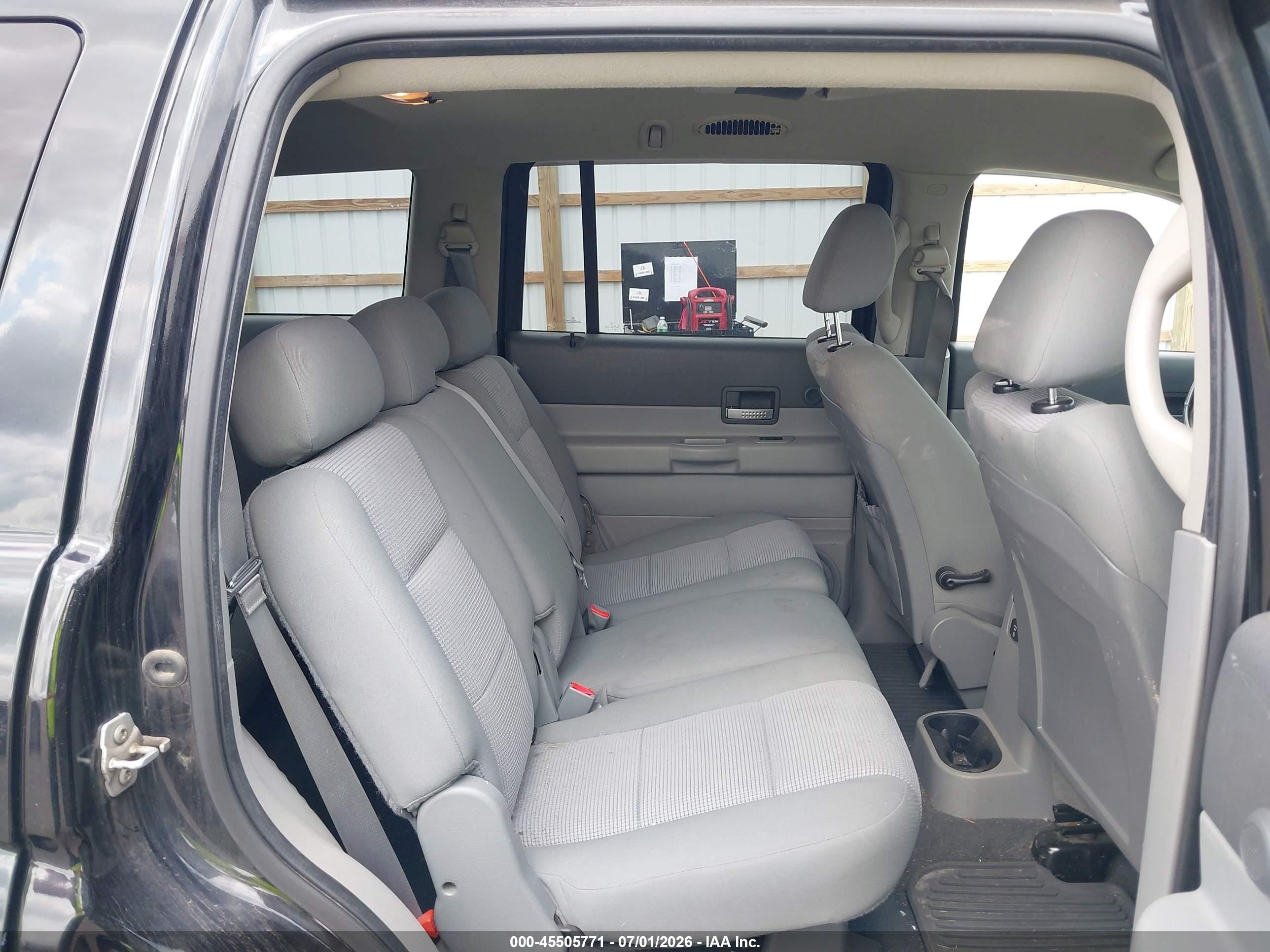 2007 Dodge Durango Slt Black vin: 1D8HB48217F581267