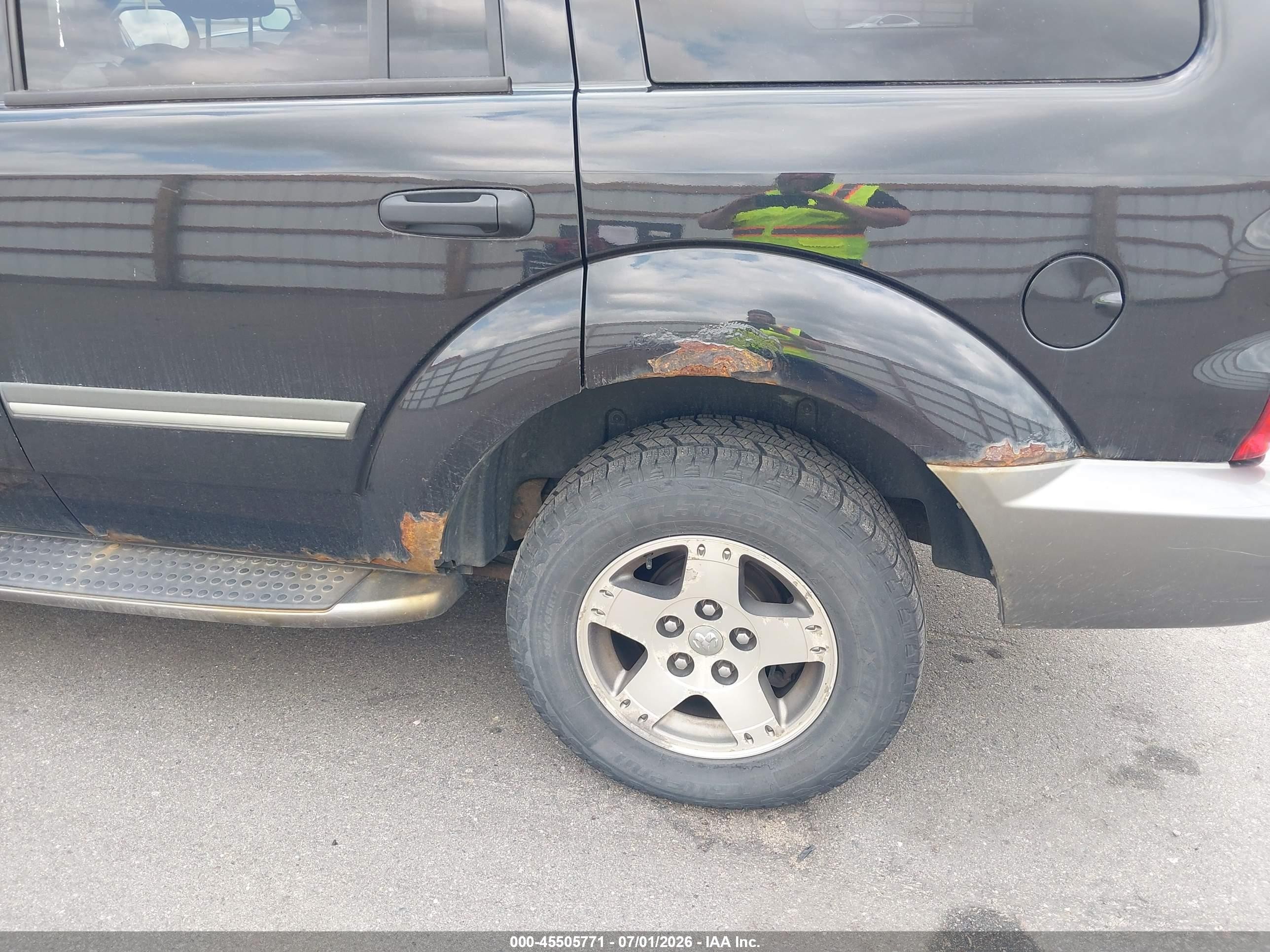 2007 Dodge Durango Slt Black vin: 1D8HB48217F581267