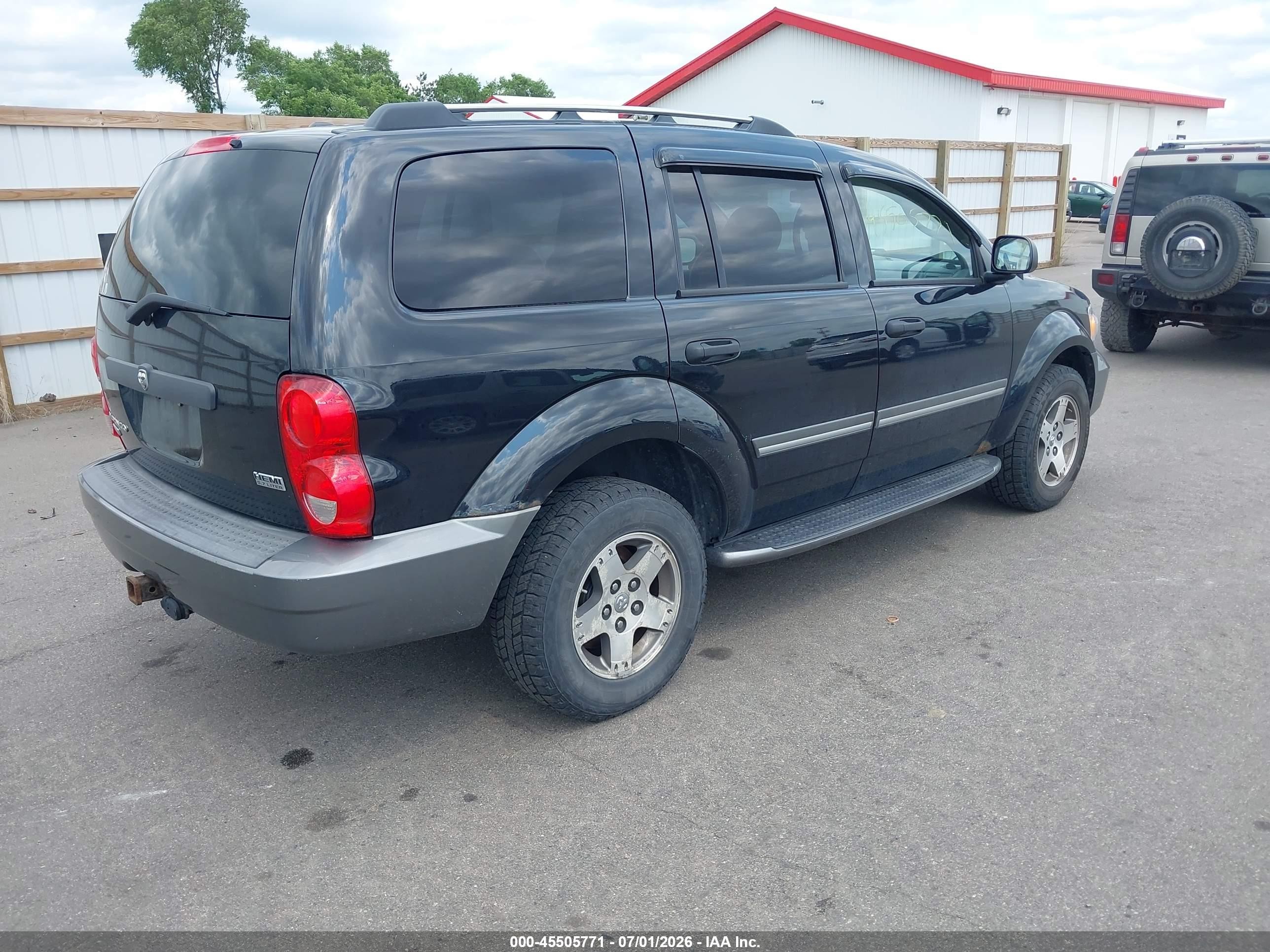 2007 Dodge Durango Slt Black vin: 1D8HB48217F581267