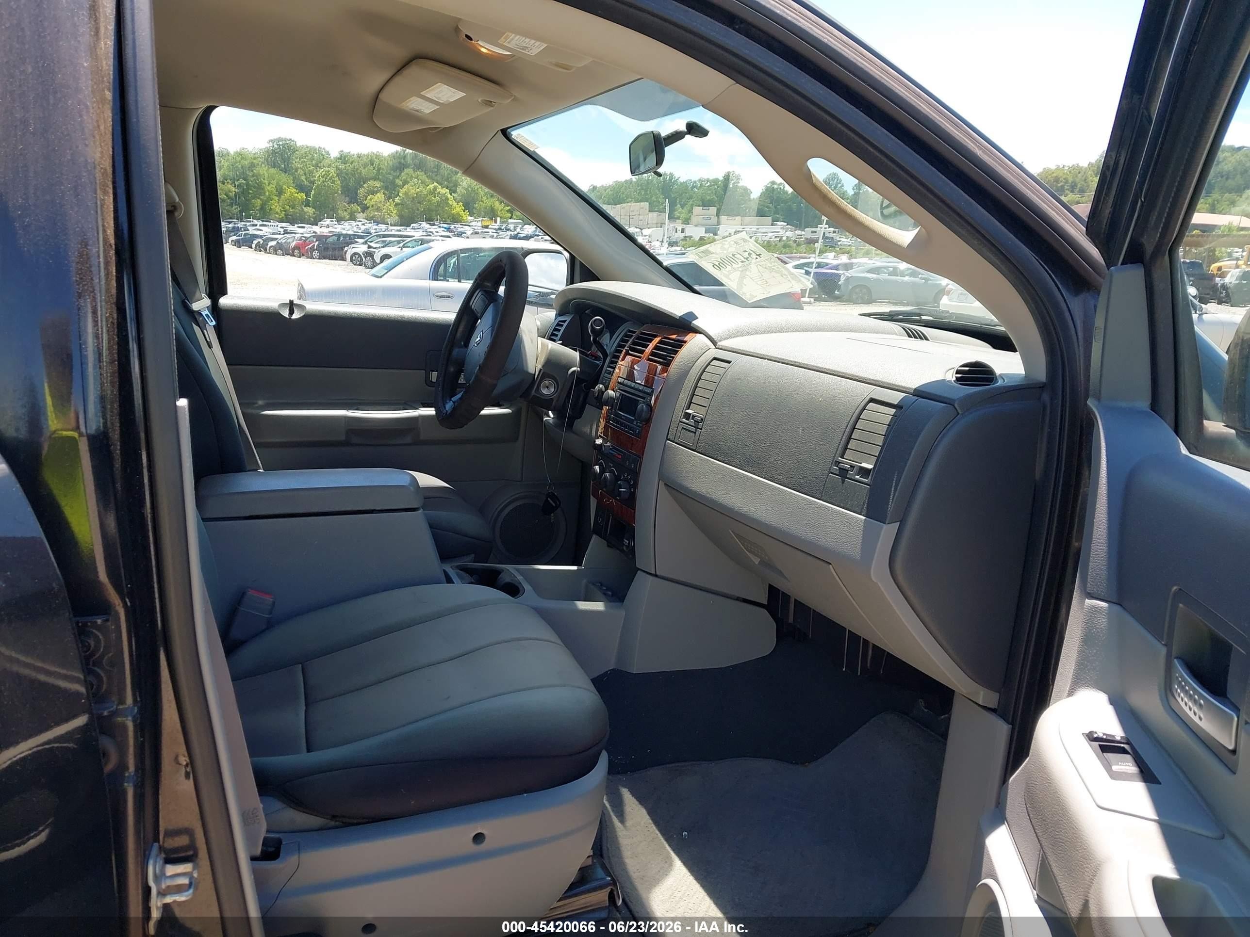 2007 Dodge Durango Slt Black vin: 1D8HB48237F551963