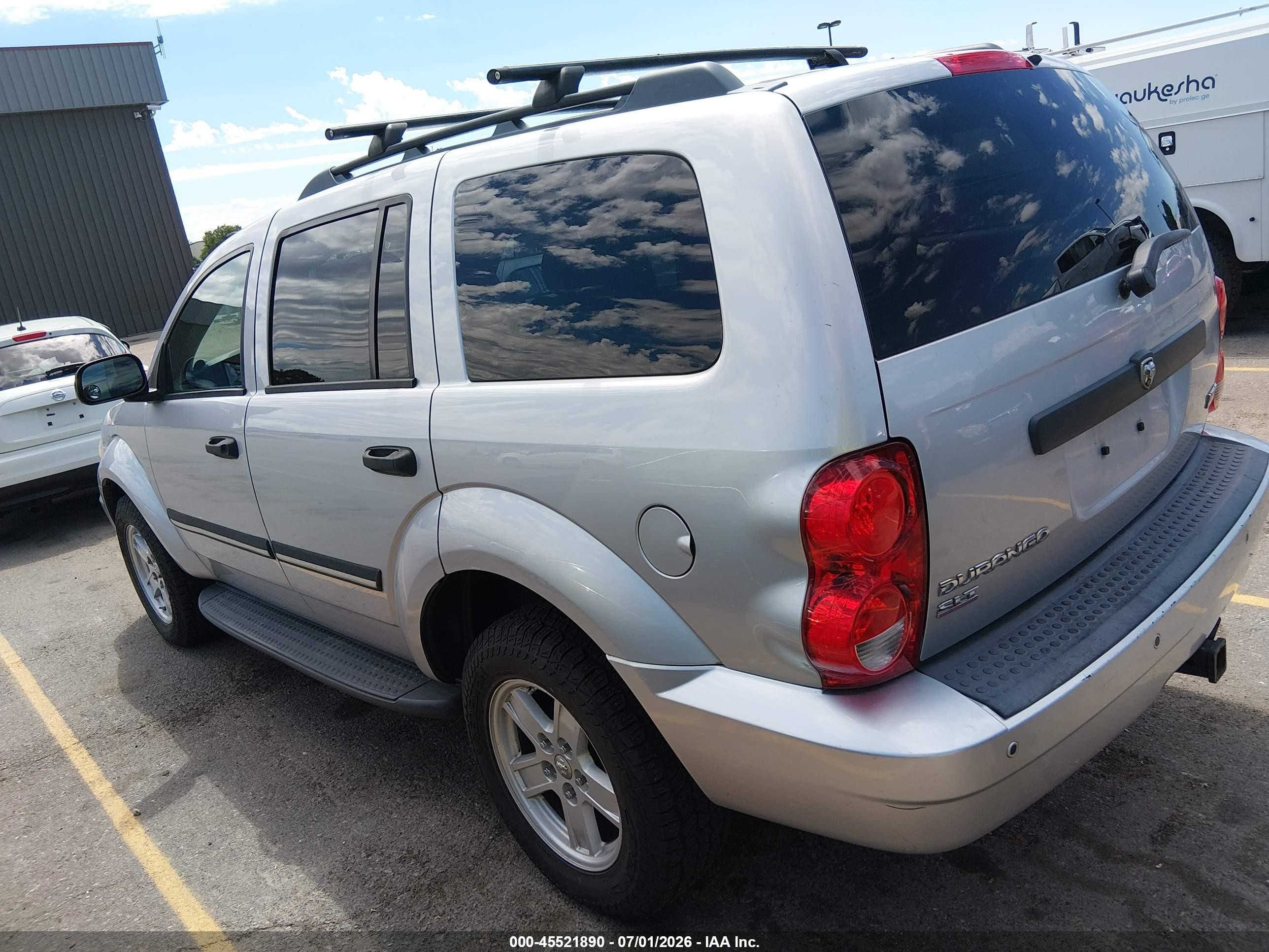 2007 Dodge Durango Slt Silver vin: 1D8HB48247F552782