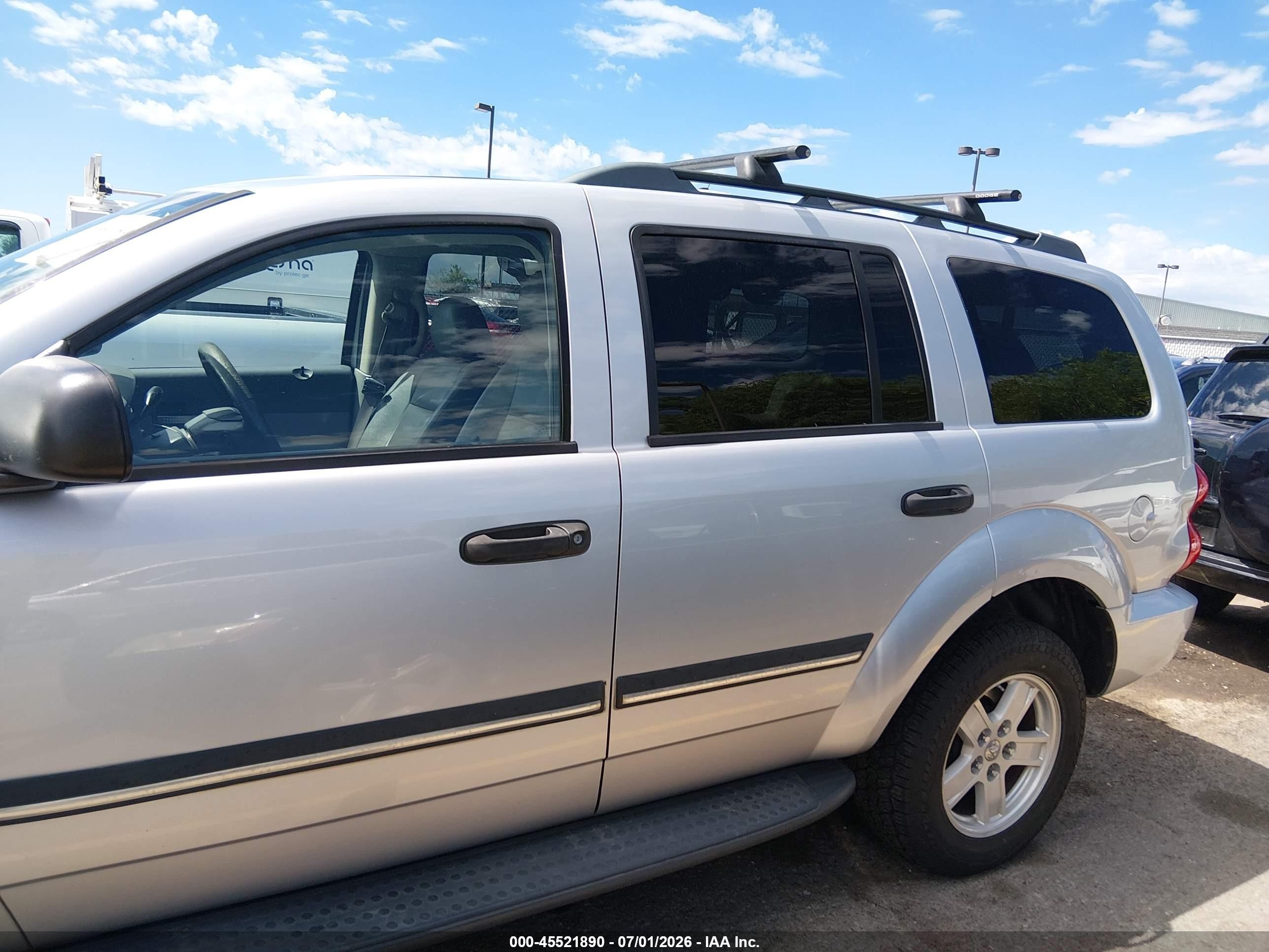 2007 Dodge Durango Slt Silver vin: 1D8HB48247F552782