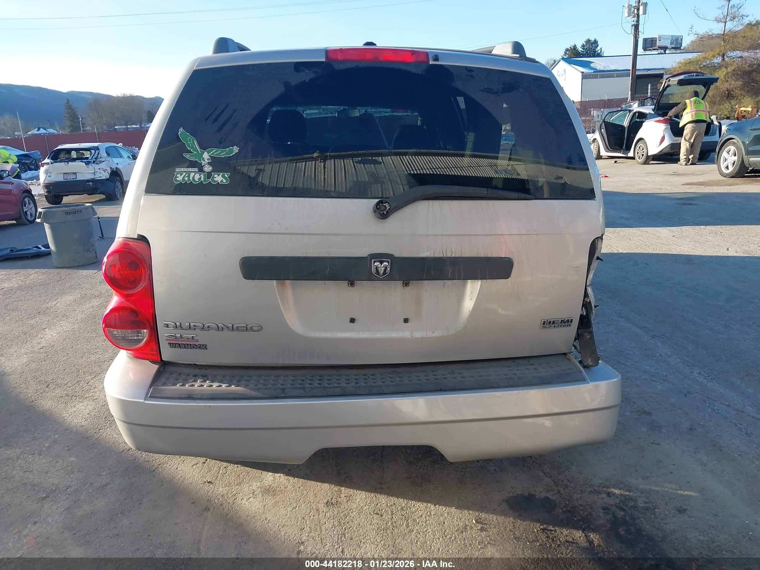 2008 Dodge Durango Slt Silver vin: 1D8HB48258F100728
