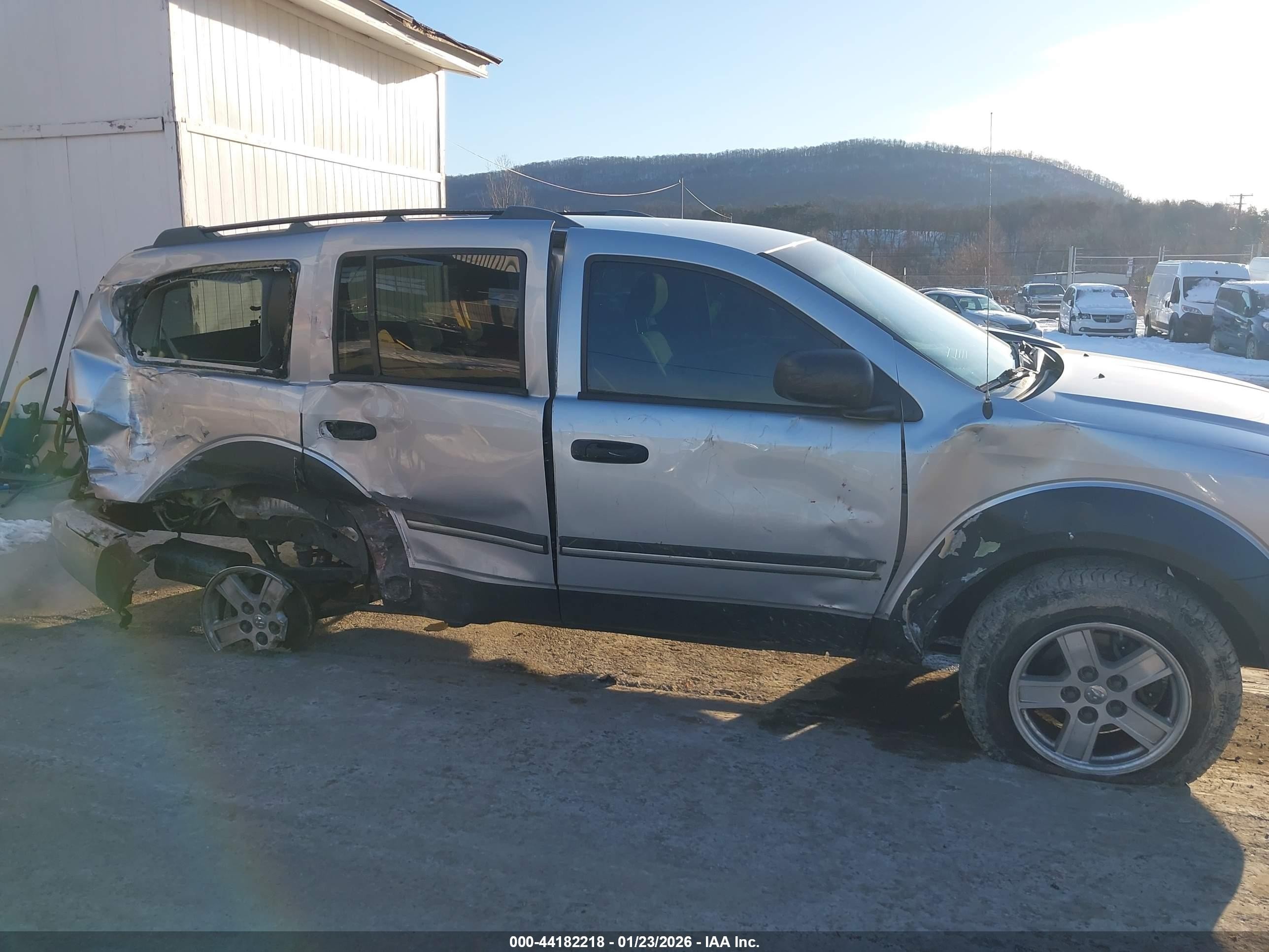 2008 Dodge Durango Slt Silver vin: 1D8HB48258F100728