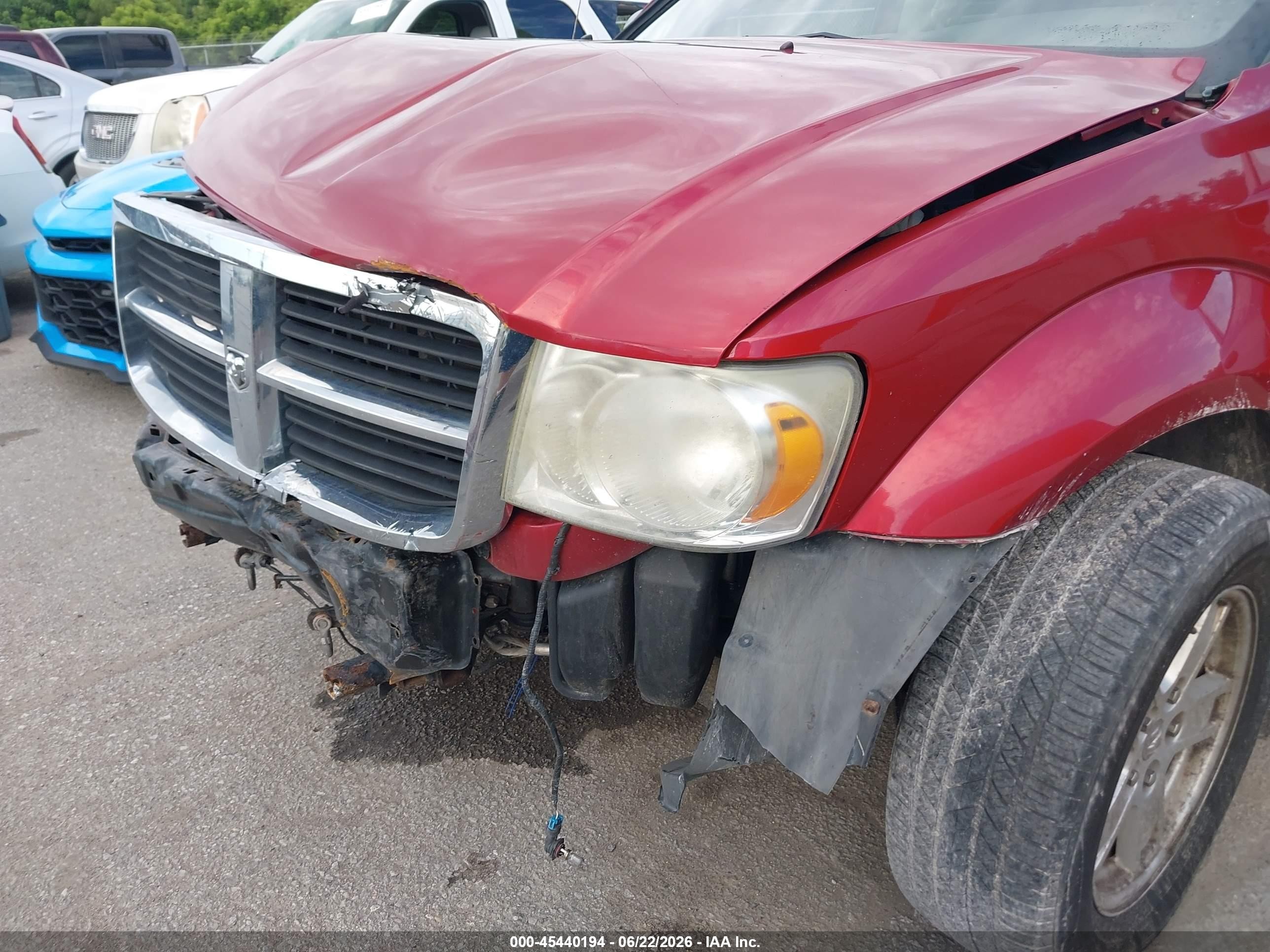 2007 Dodge Durango Slt Красный vin: 1D8HB48277F586294