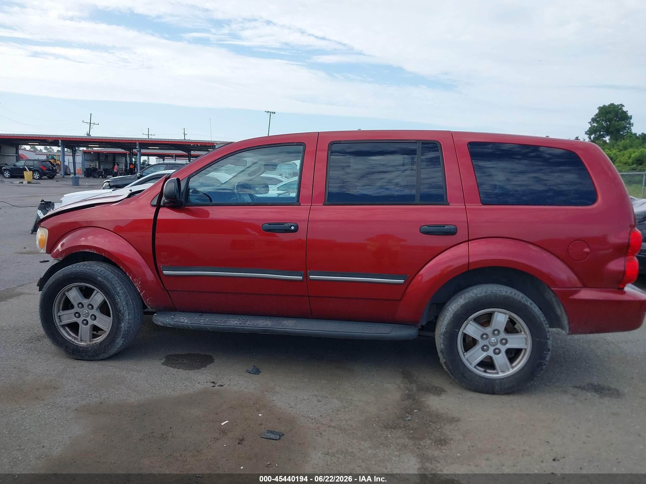 2007 Dodge Durango Slt Красный vin: 1D8HB48277F586294