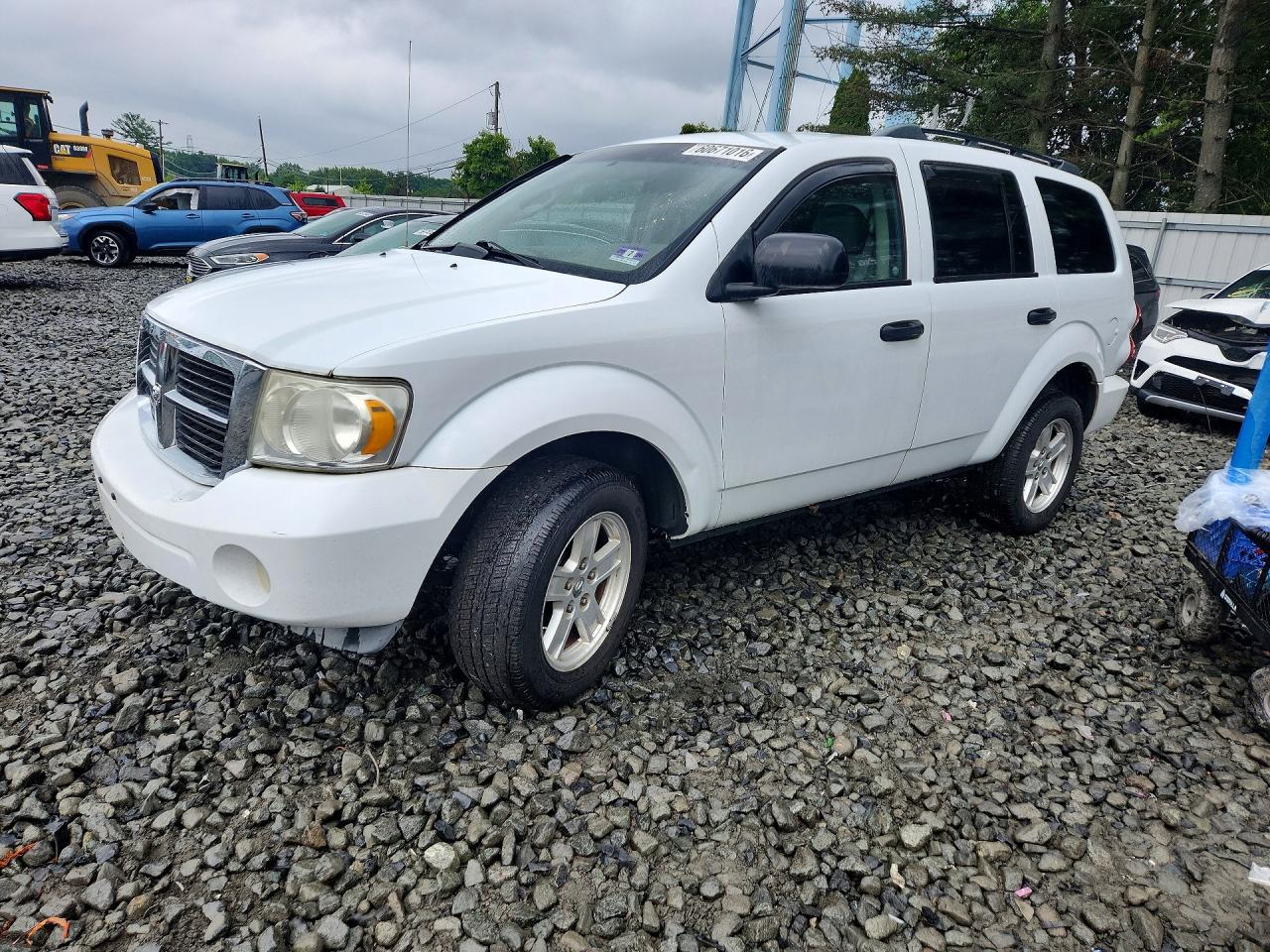 2008 Dodge Durango Slt White vin: 1D8HB48278F103422