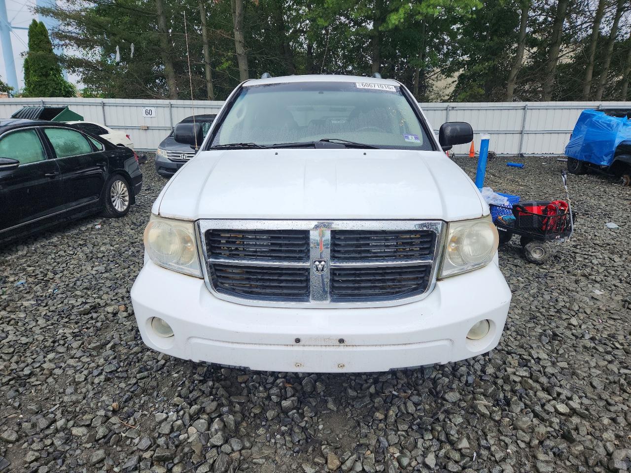 2008 Dodge Durango Slt White vin: 1D8HB48278F103422