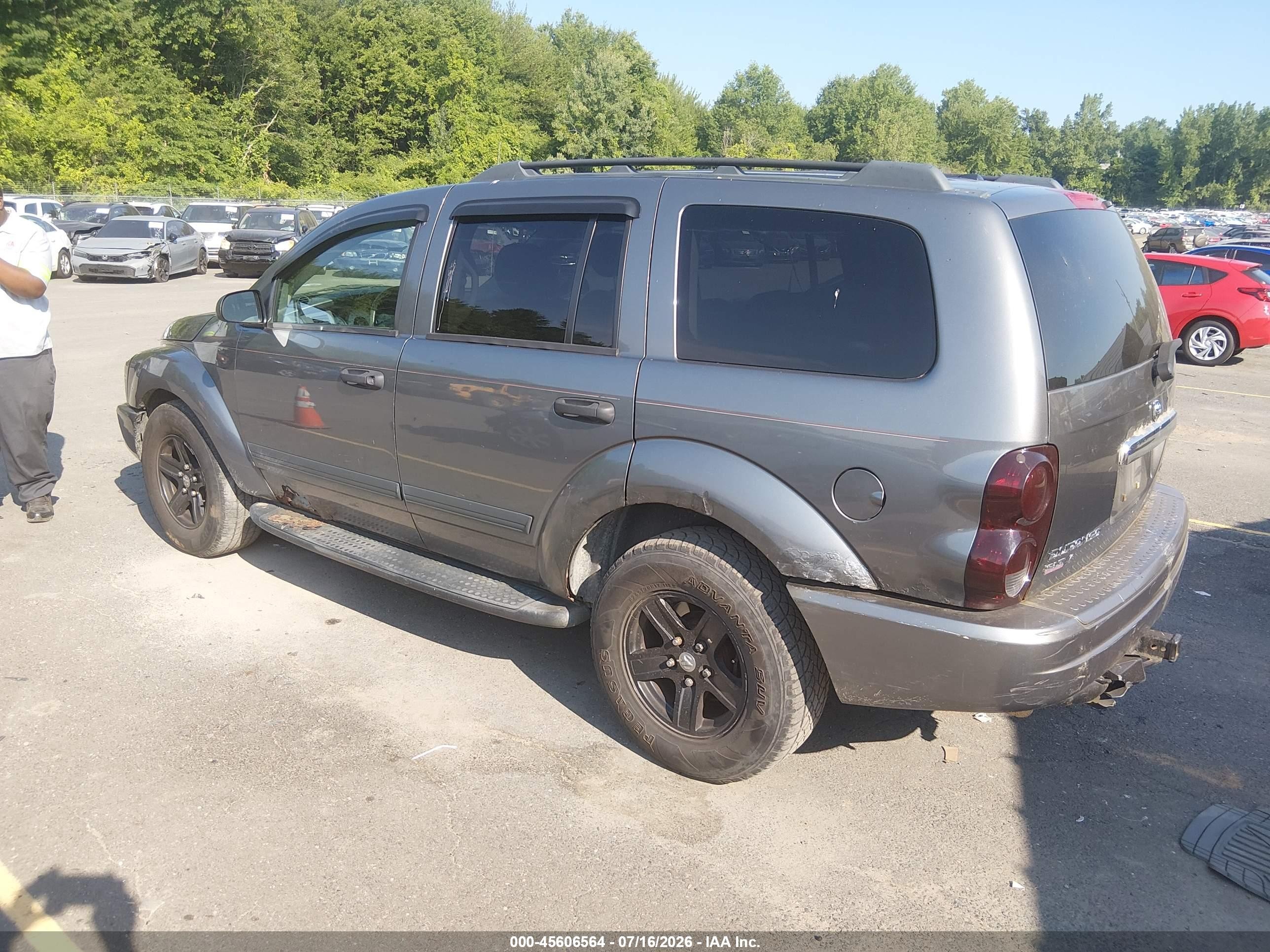 2006 Dodge Durango Slt Gray vin: 1D8HB48296F193279