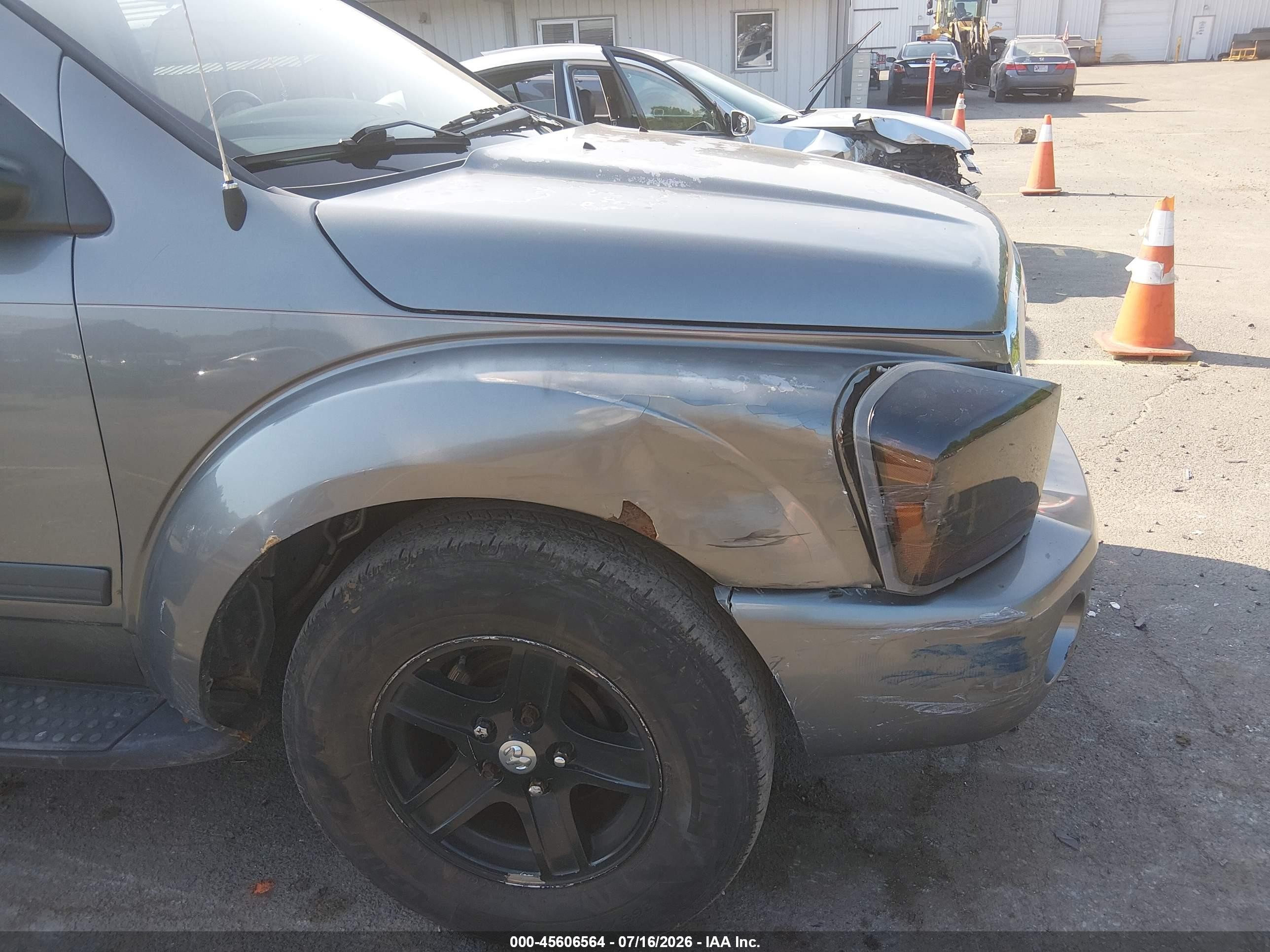 2006 Dodge Durango Slt Gray vin: 1D8HB48296F193279