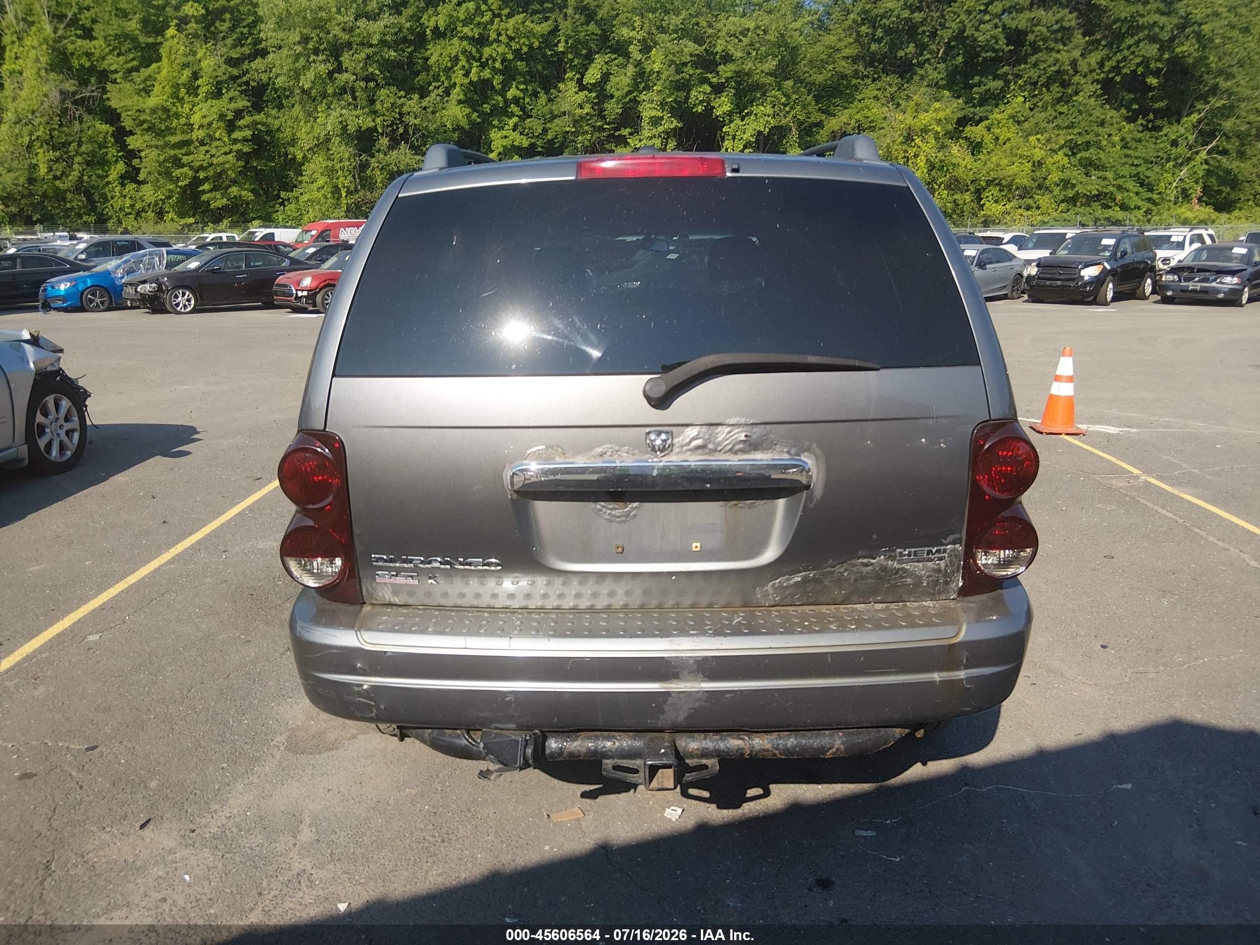 2006 Dodge Durango Slt Gray vin: 1D8HB48296F193279