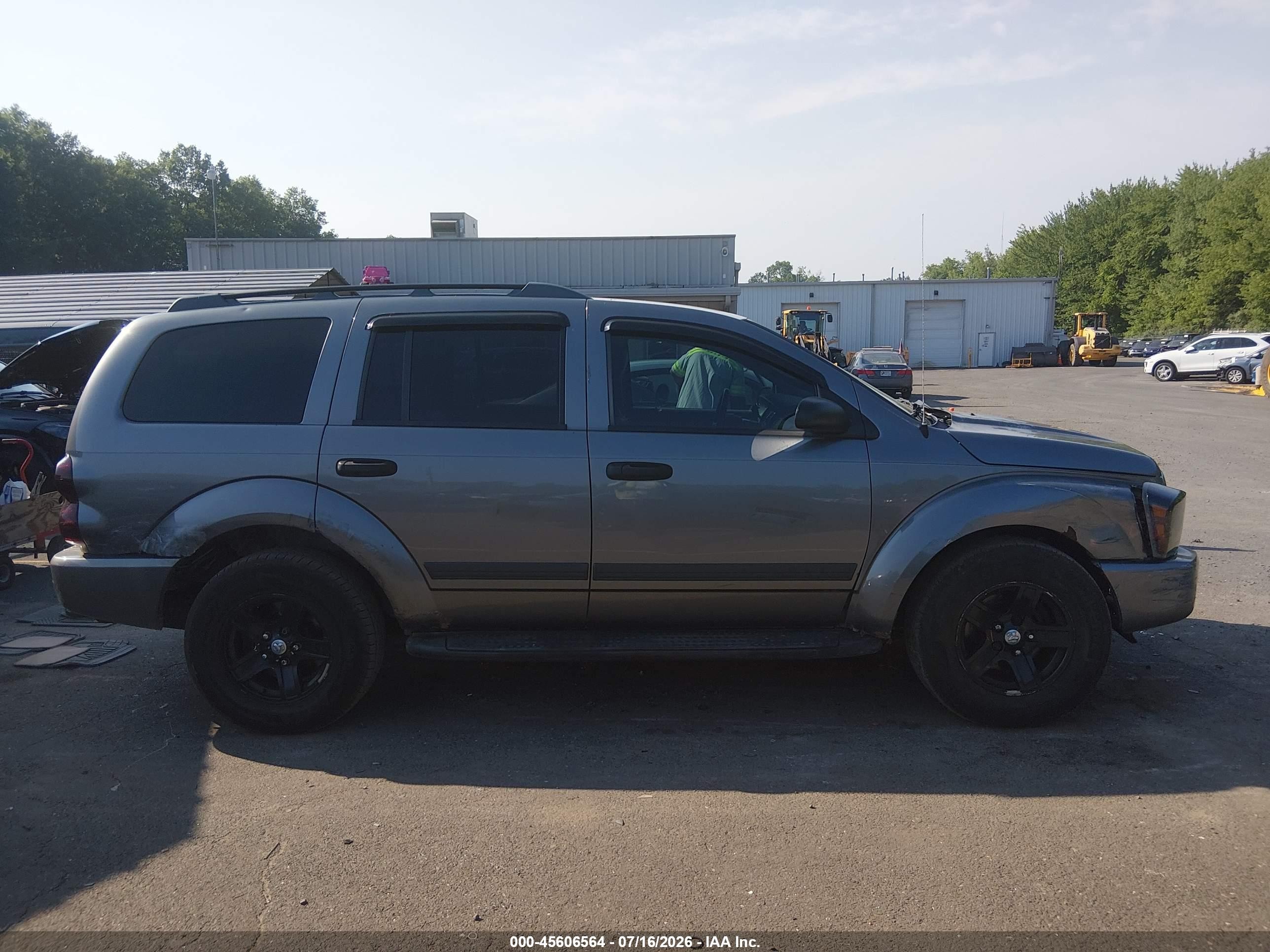 2006 Dodge Durango Slt Gray vin: 1D8HB48296F193279