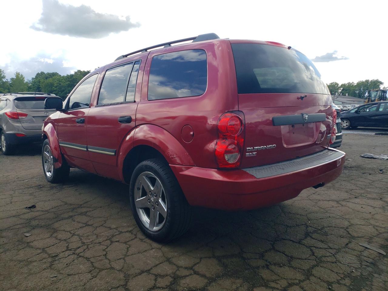 2008 Dodge Durango Slt Red vin: 1D8HB48298F108542