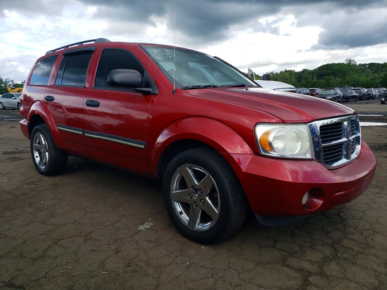 2008 Dodge Durango Slt Red vin: 1D8HB48298F108542
