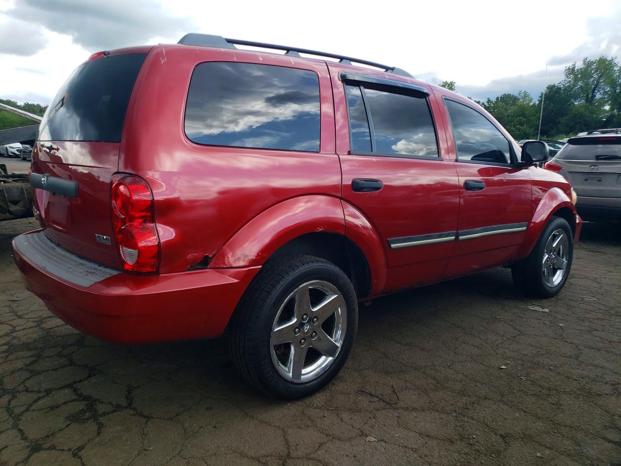 2008 Dodge Durango Slt Red vin: 1D8HB48298F108542