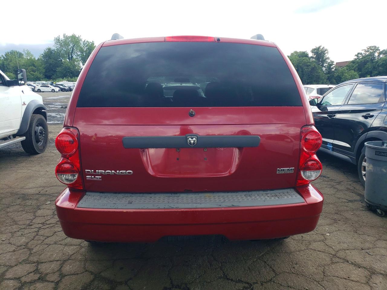 2008 Dodge Durango Slt Red vin: 1D8HB48298F108542
