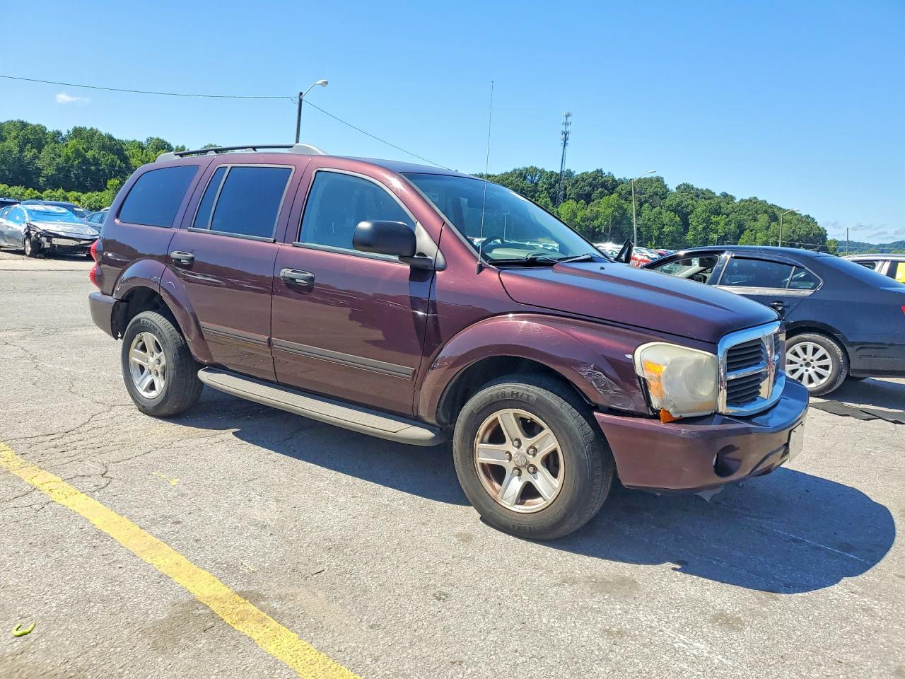 2004 Dodge Durango Slt Burgundy vin: 1D8HB48D04F178684