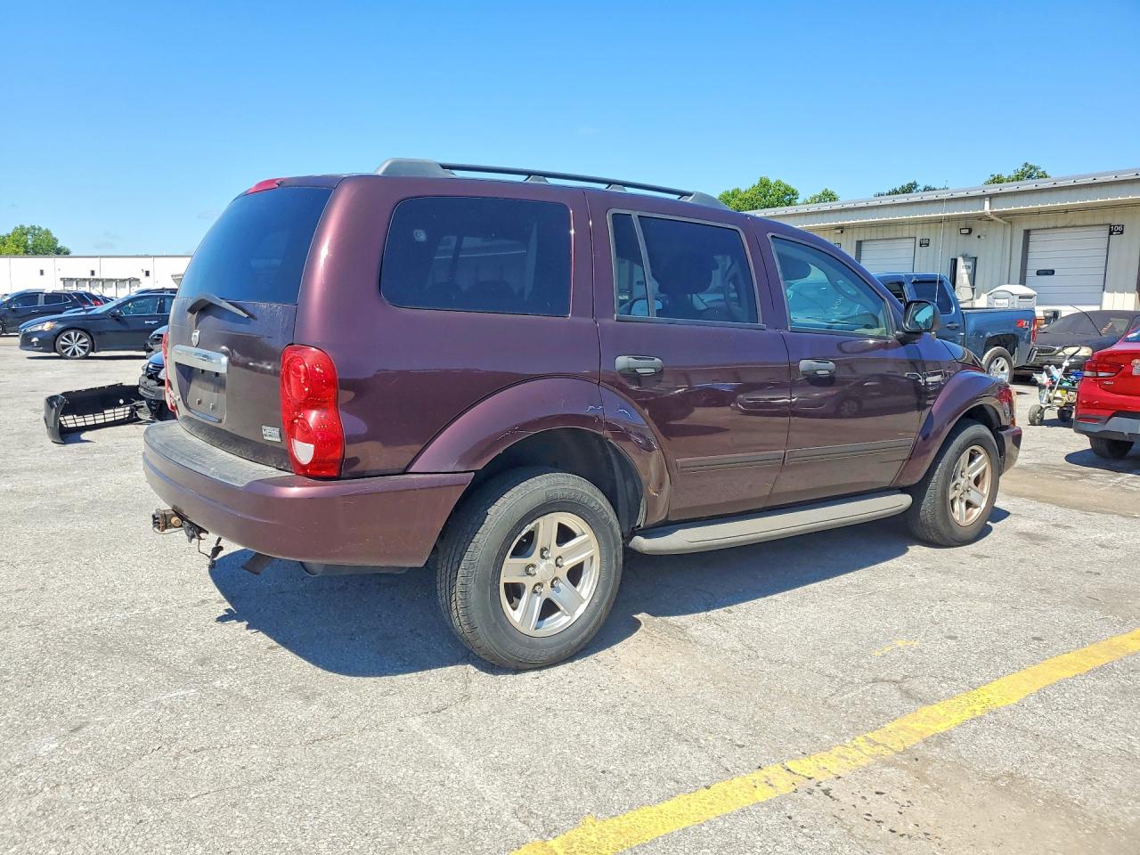 2004 Dodge Durango Slt Burgundy vin: 1D8HB48D04F178684