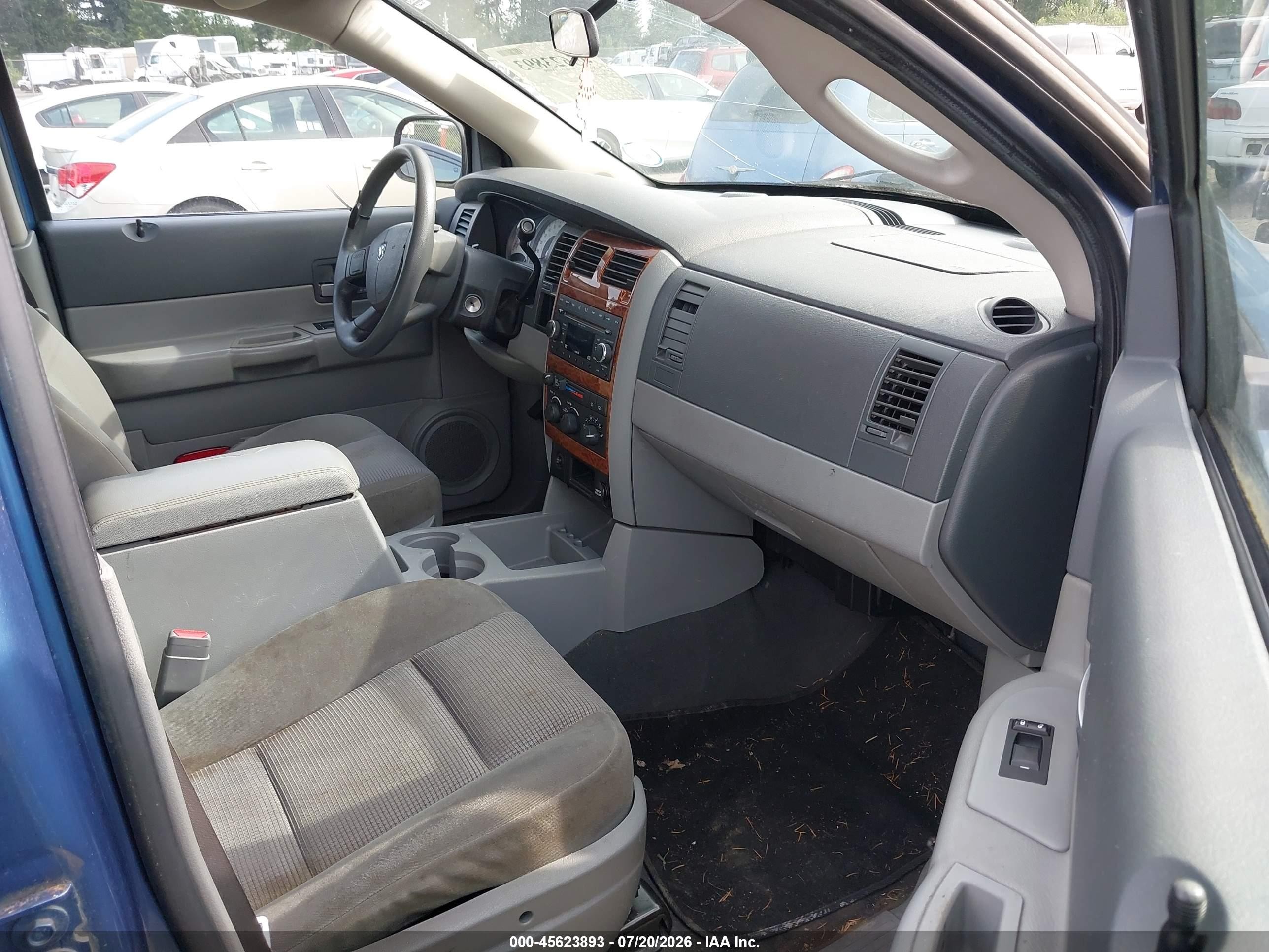 2008 Dodge Durango Slt Синий vin: 1D8HB48N18F123871