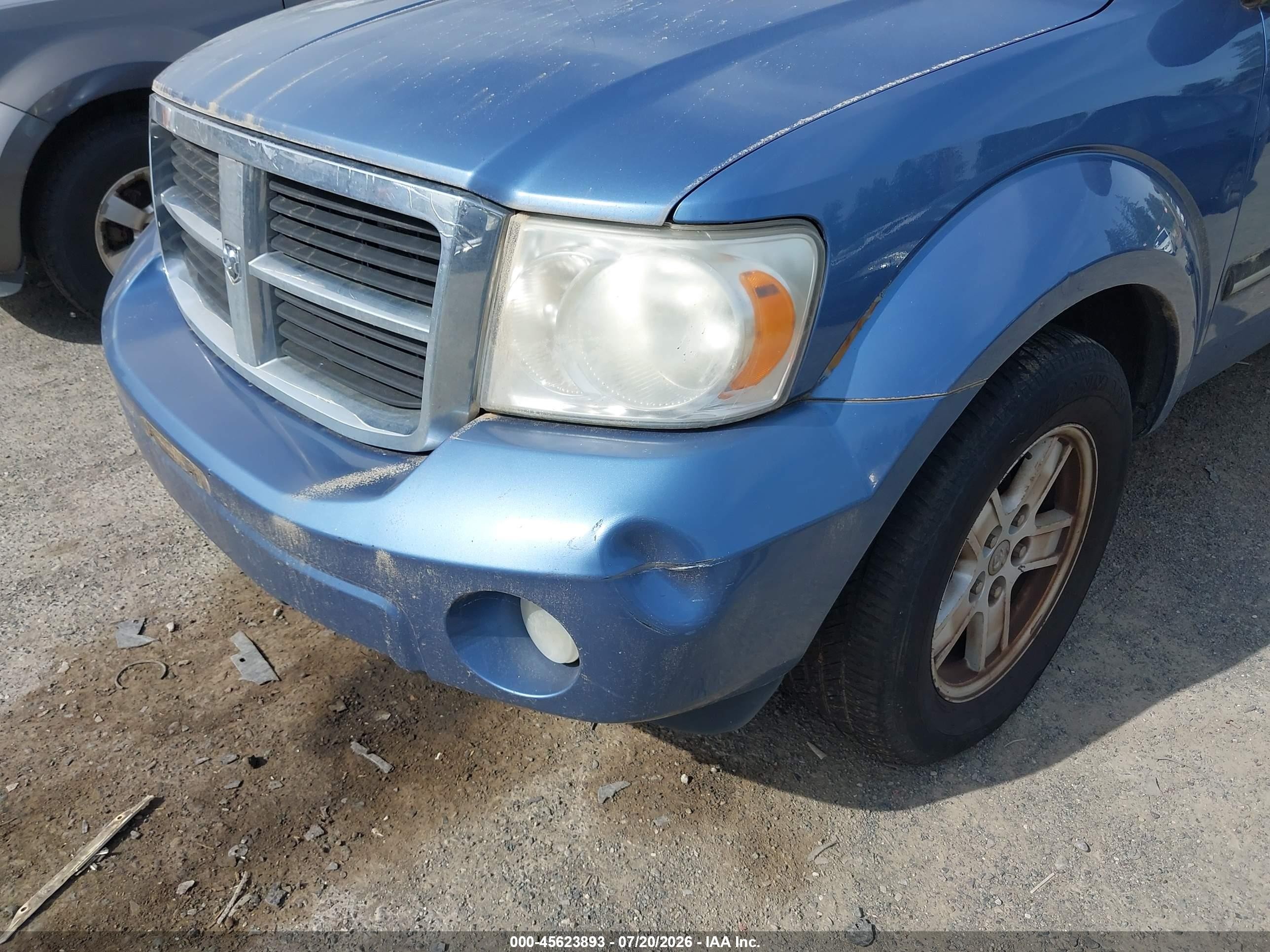 2008 Dodge Durango Slt Синий vin: 1D8HB48N18F123871