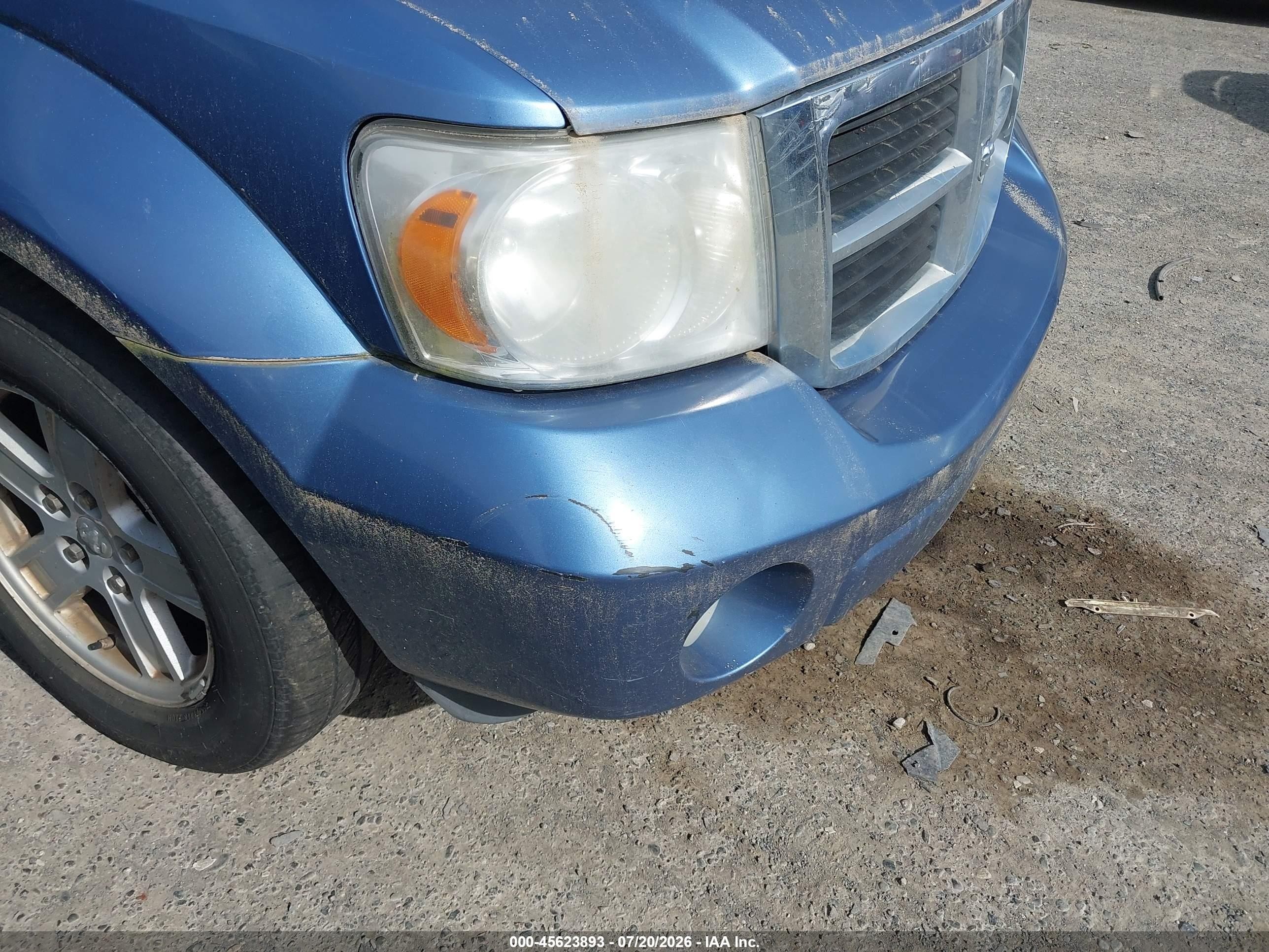 2008 Dodge Durango Slt Синий vin: 1D8HB48N18F123871