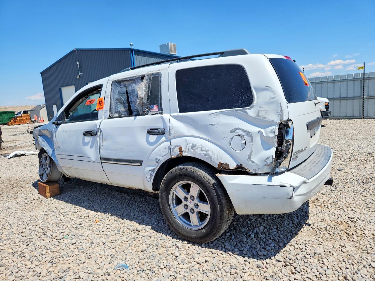 2008 Dodge Durango Slt White vin: 1D8HB48N38F159447